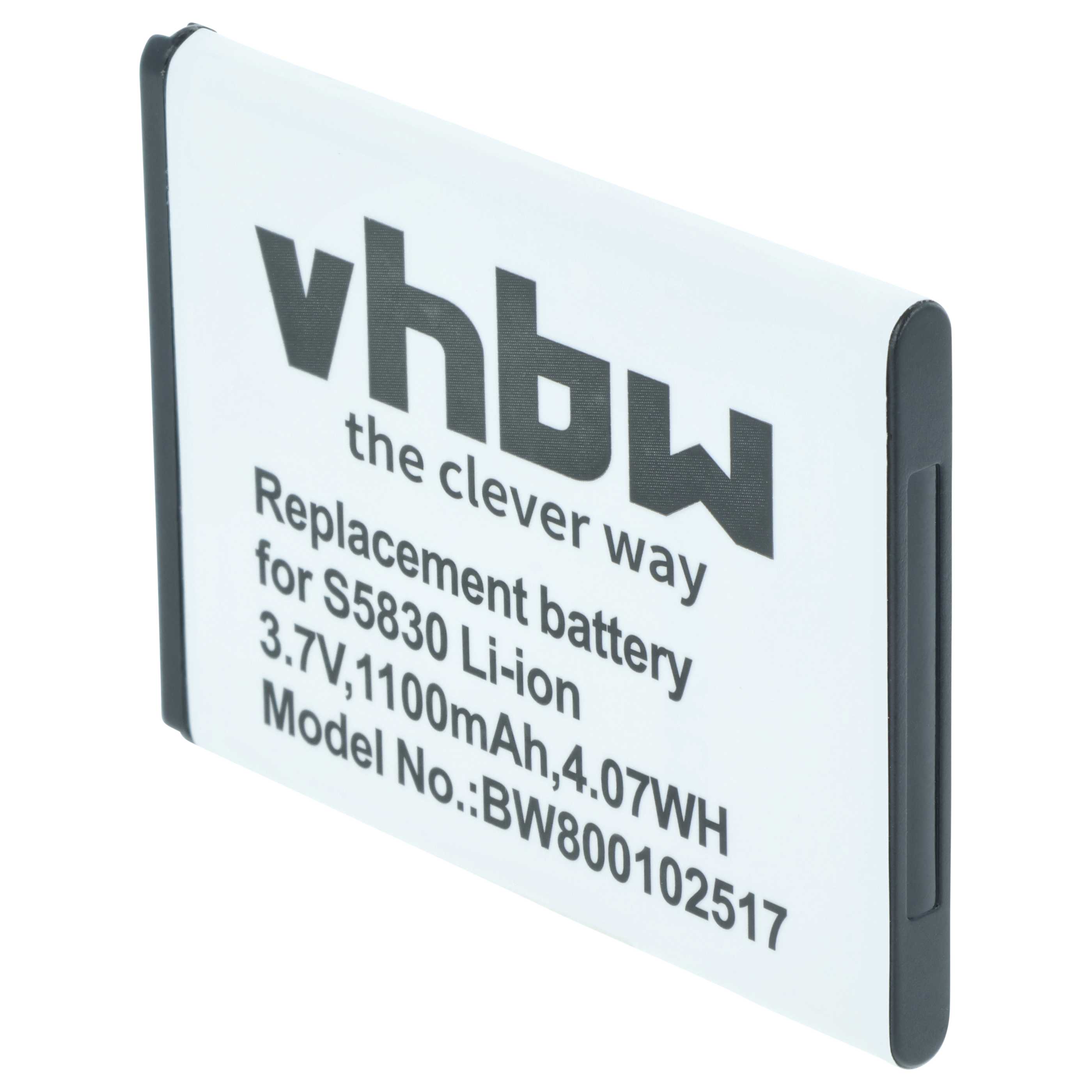 Mobile Phone Battery replaces Samsung EB494358VU - 1100 mAh 3.7 V Li-Ion