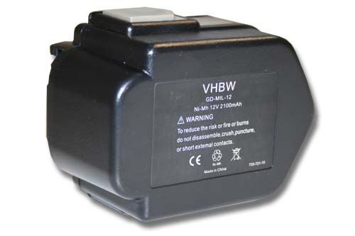 Batteria per attrezzo sostituisce PBS 3000 - 2100 mAh, 12 V, NiMH