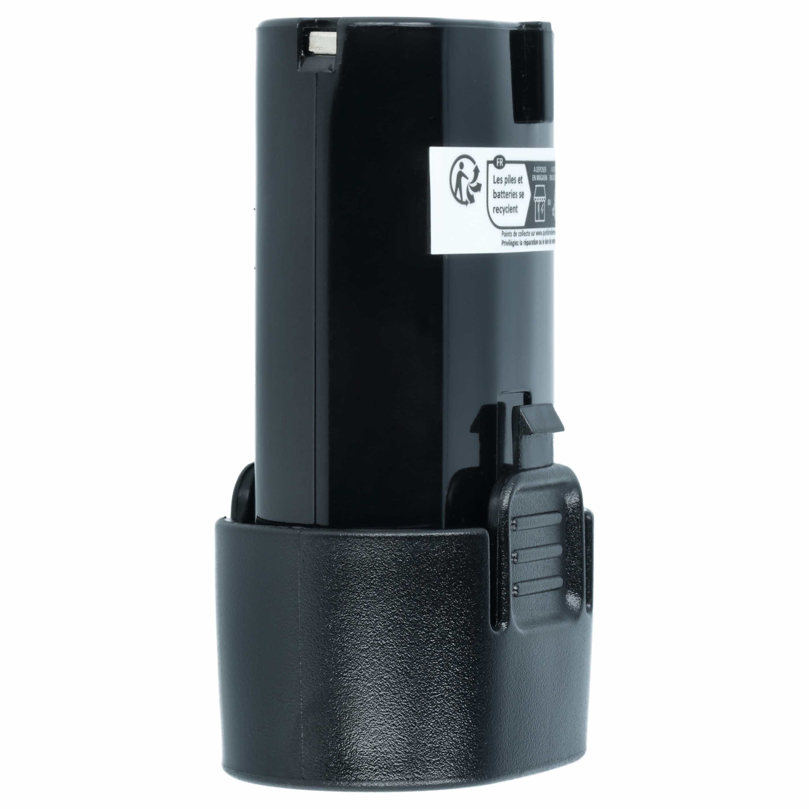 3x Battery replaces Makita BL7010, 194356-2, 194355-4 Electric Power Tool - 2500 mAh, 7.2 V, Li-Ion