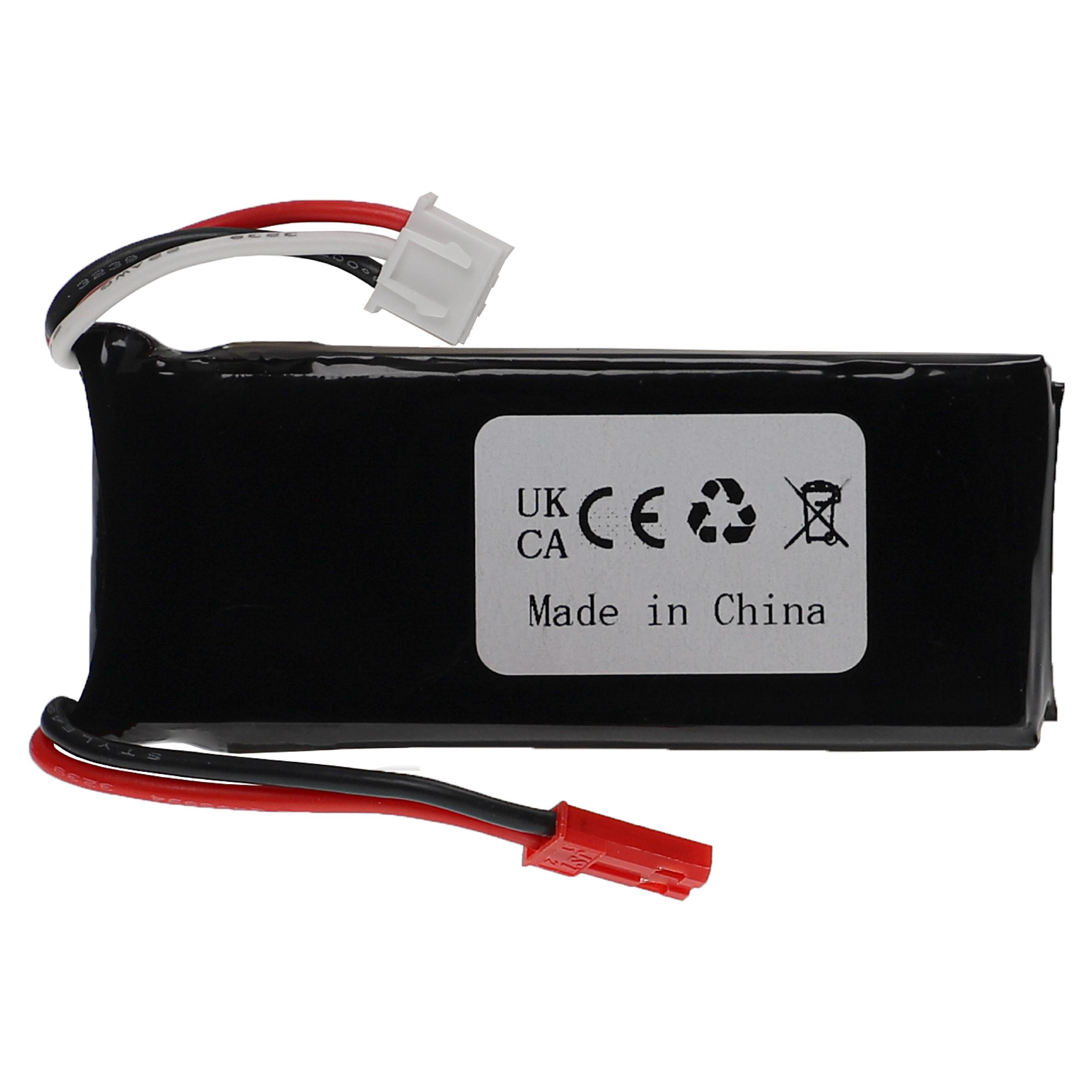 Batterie pour modèle radio-télécommandé - 610mAh 7,4V Li-polymère, BEC