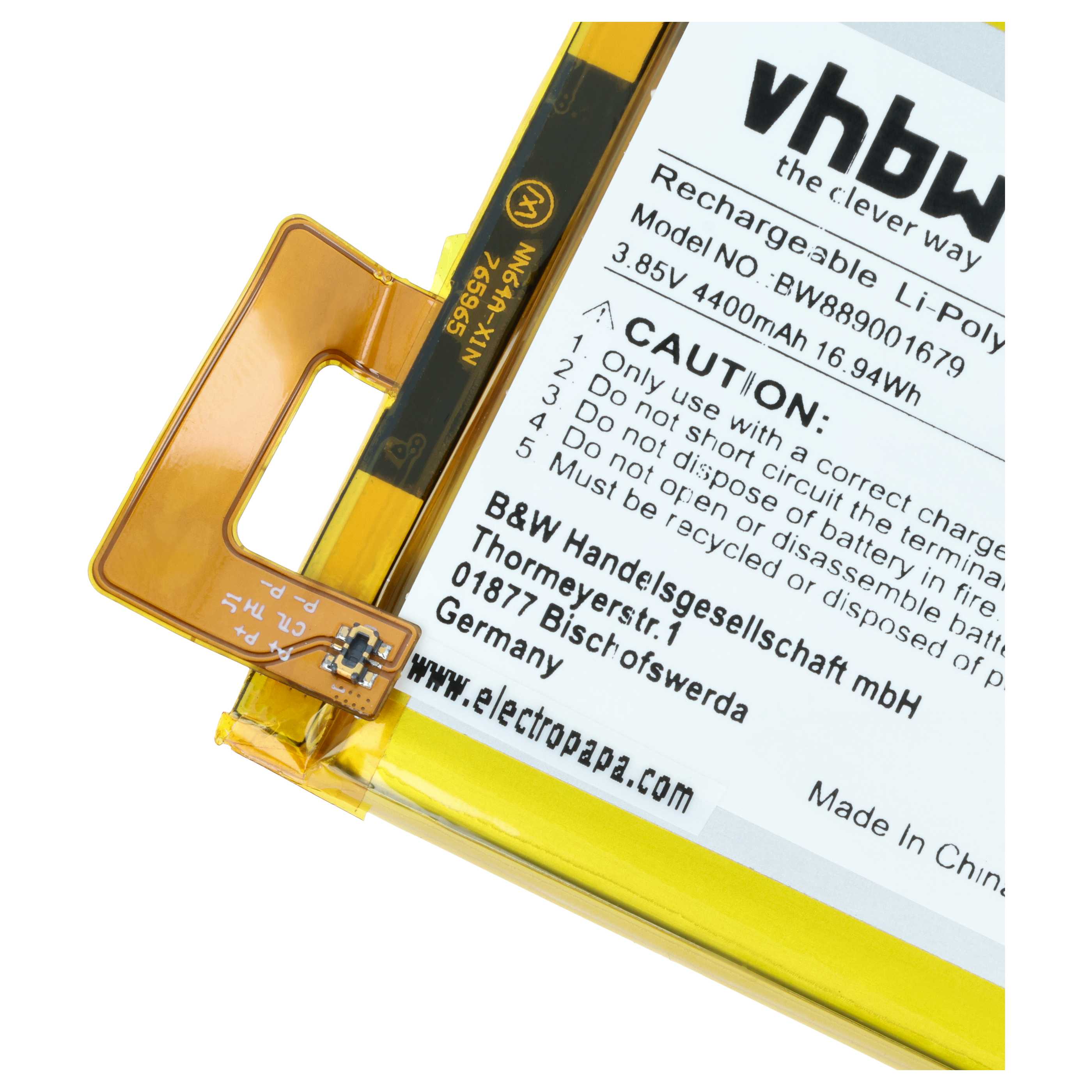 Akumulator do telefonu smartfona zamiennik CAT APP00223 - 4400 mAh 3,85 V LiPo