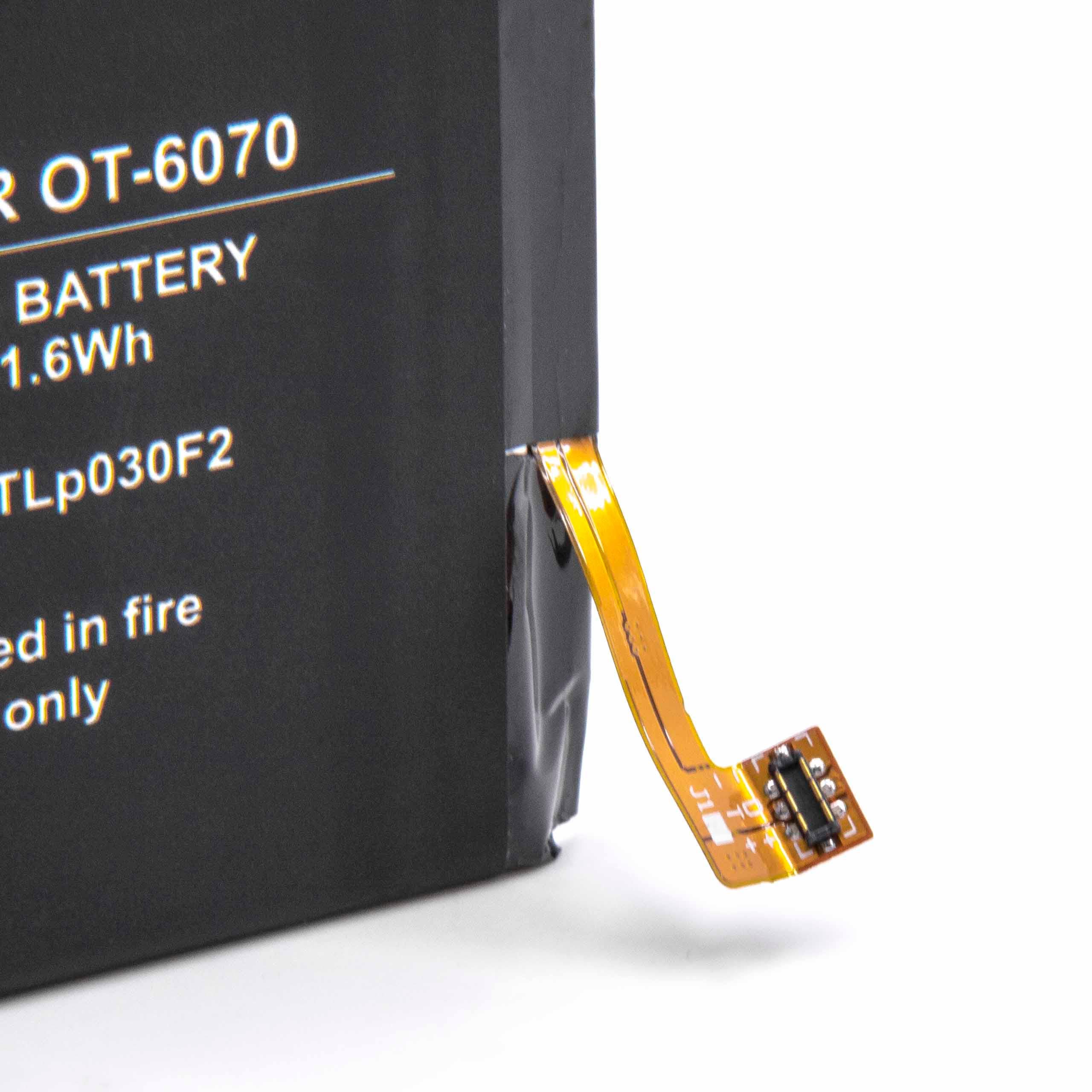 Batterie remplace Alcatel TLp030F1, TLp030F2 pour téléphone portable - 3000mAh, 3,84V, Li-polymère