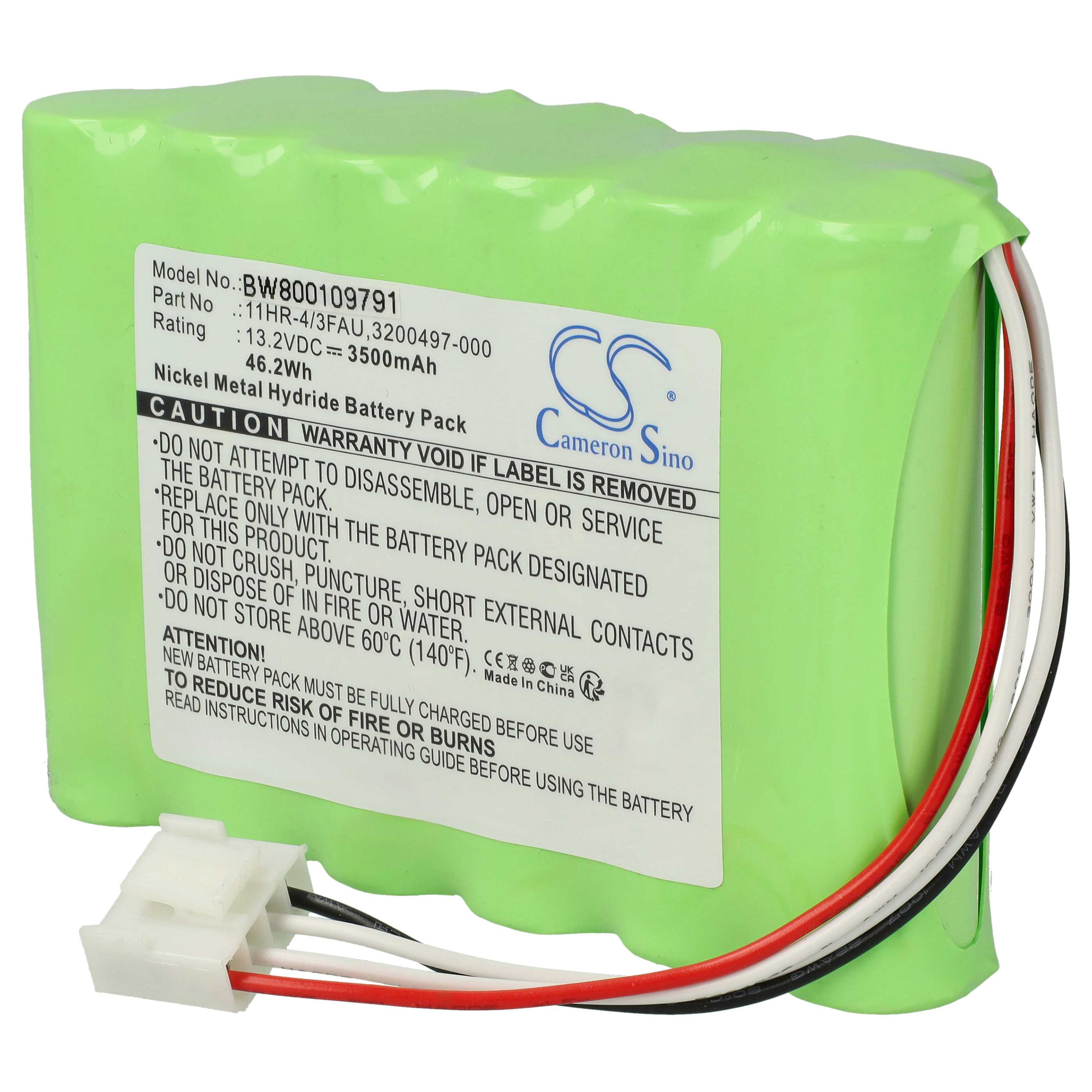 Spleißgerät-Akku als Ersatz für Fujikura BTR-08R, 11HR-4/3FAU, BTR-08 für Fujikura - 3500mAh 13,2V NiMH