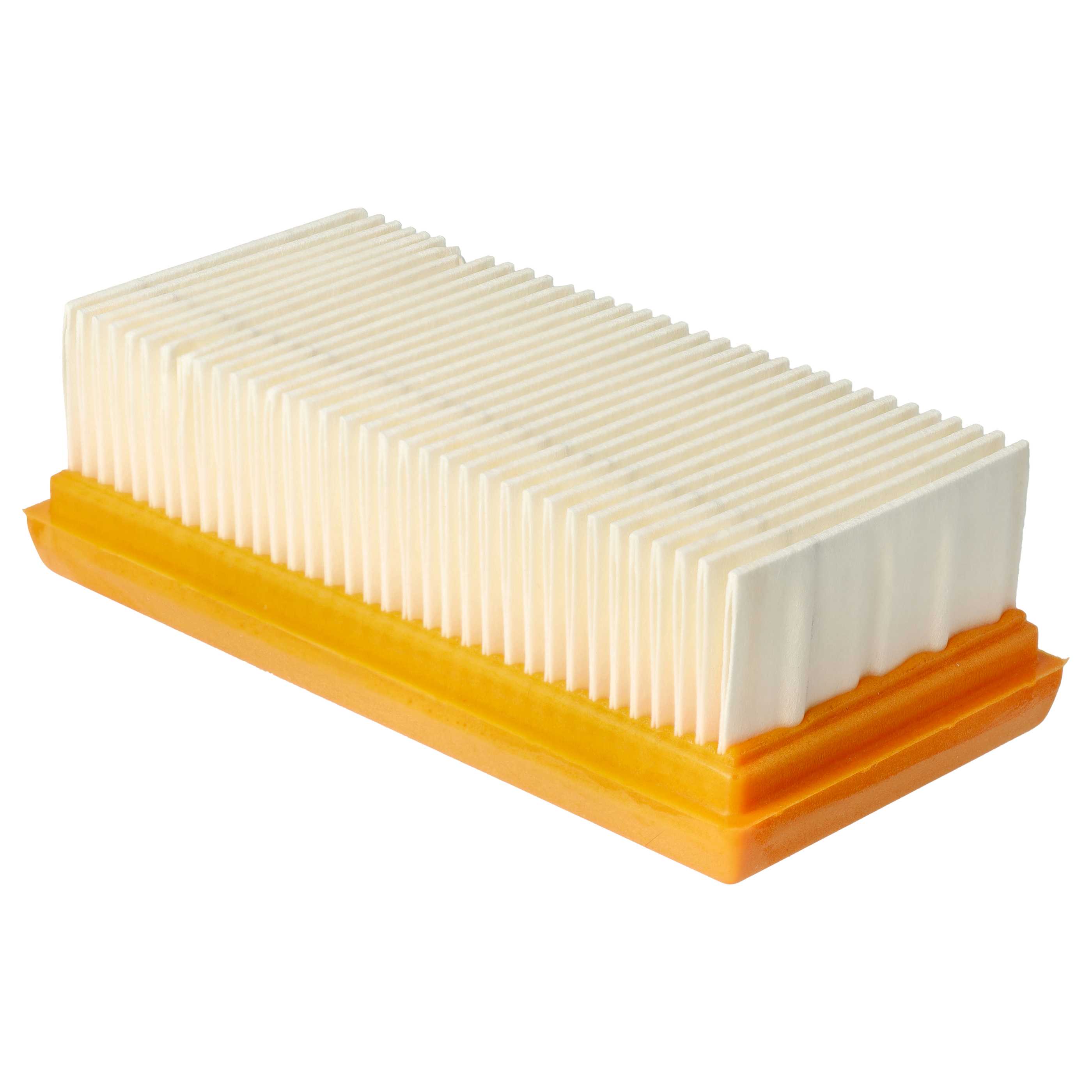 4x flat pleated filter / engine cooling air filter replaces Flex 445.134 for Makita Vacuum Cleaner