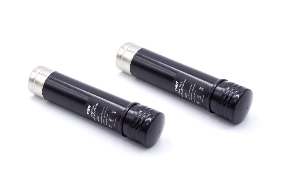 2x Battery replaces Black & Decker 383900-004, 151995-02 for Electric Power Tool - 2100 mAh, 3.6 V, NiMH