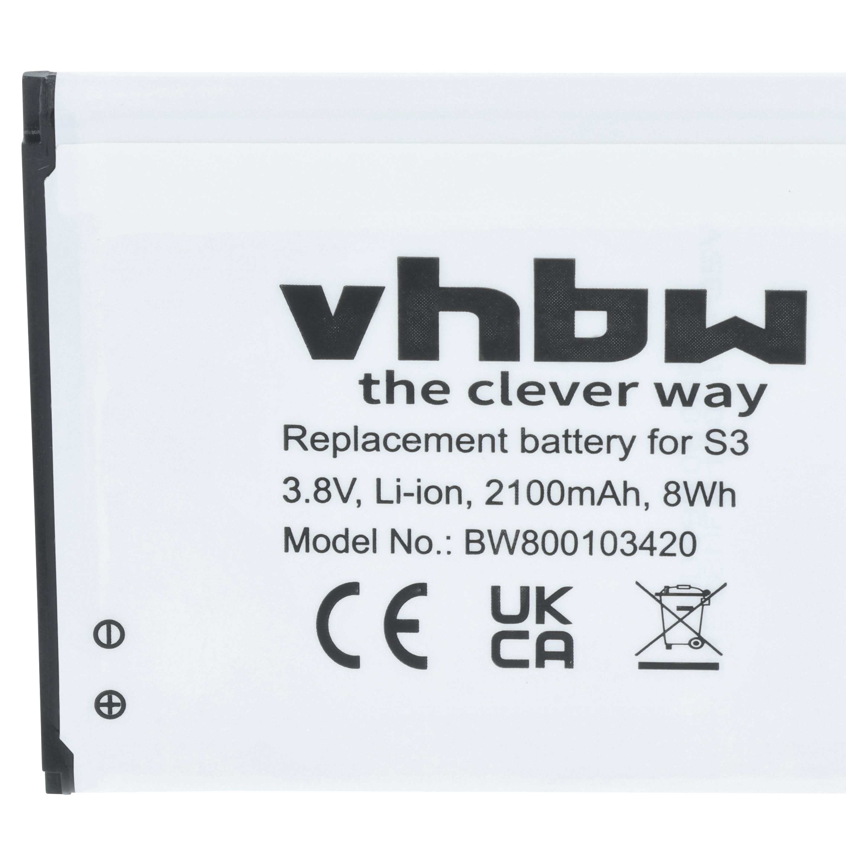 Akumulator do telefonu smartfona zamiennik AT&T EB-L1G6LLK, EB-L1G6LLAGSTA, EB-L1G6LLA - 2100 mAh 3,7 V Li-Ion