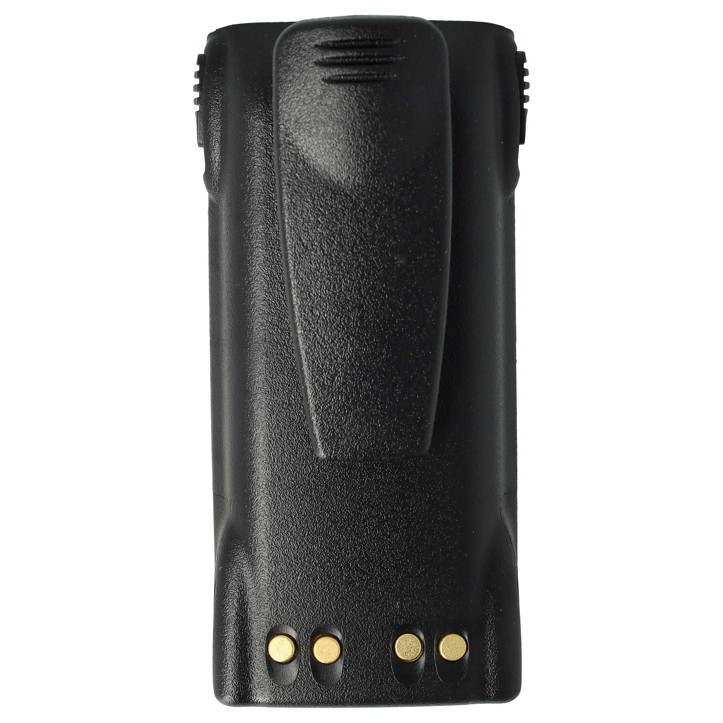 Radio 10x Battery suitable for Motorola GP320, GP340, GP360, GP380 - 1800 mAh 7.2 V NiMH + Belt Clip