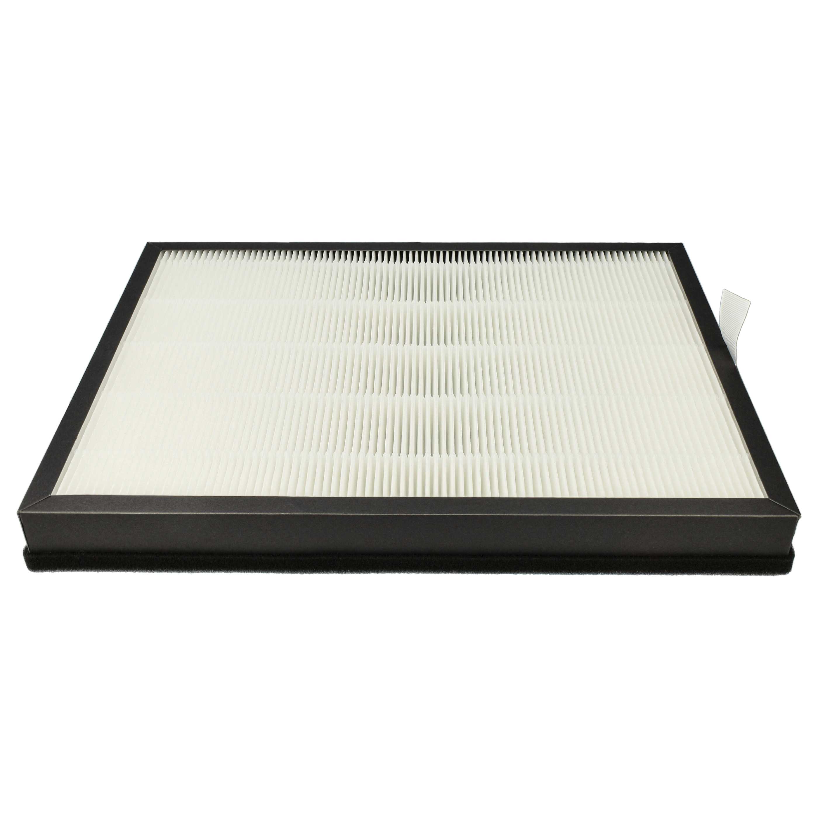 6 Part Filter Set replaces Rowenta XD6040F0, H10 Air Purifier - HEPA filter, activated carbon filter