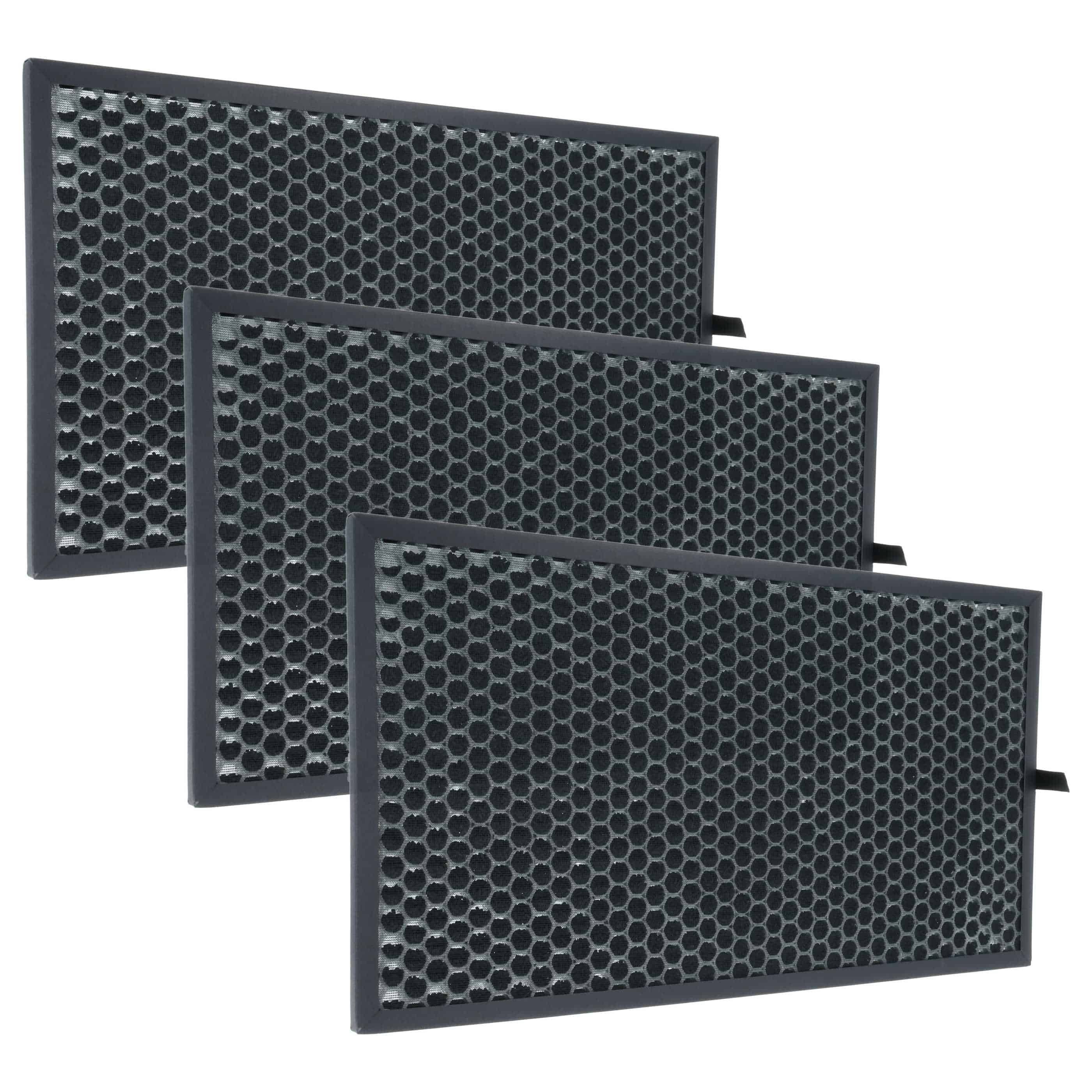 3x Activated Carbon Filter replaces Sharp FZ-D60DFE for Sharp Air Purifier - Air Filter