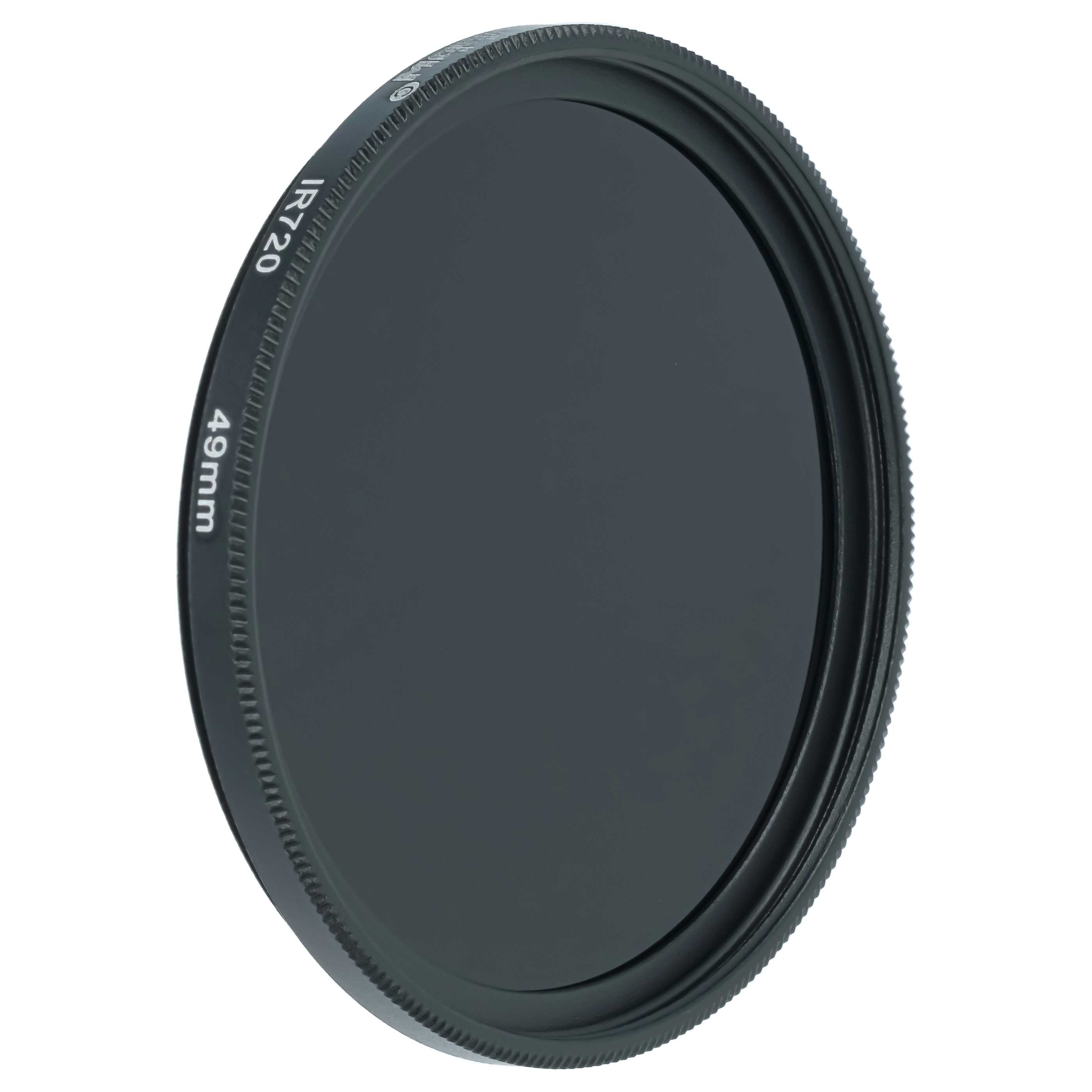 Filtr podczerwieni 720nm na obiektyw Canon PowerShot G7X Mark III, G5x, G7X, G7x Mark II - Filtr IR