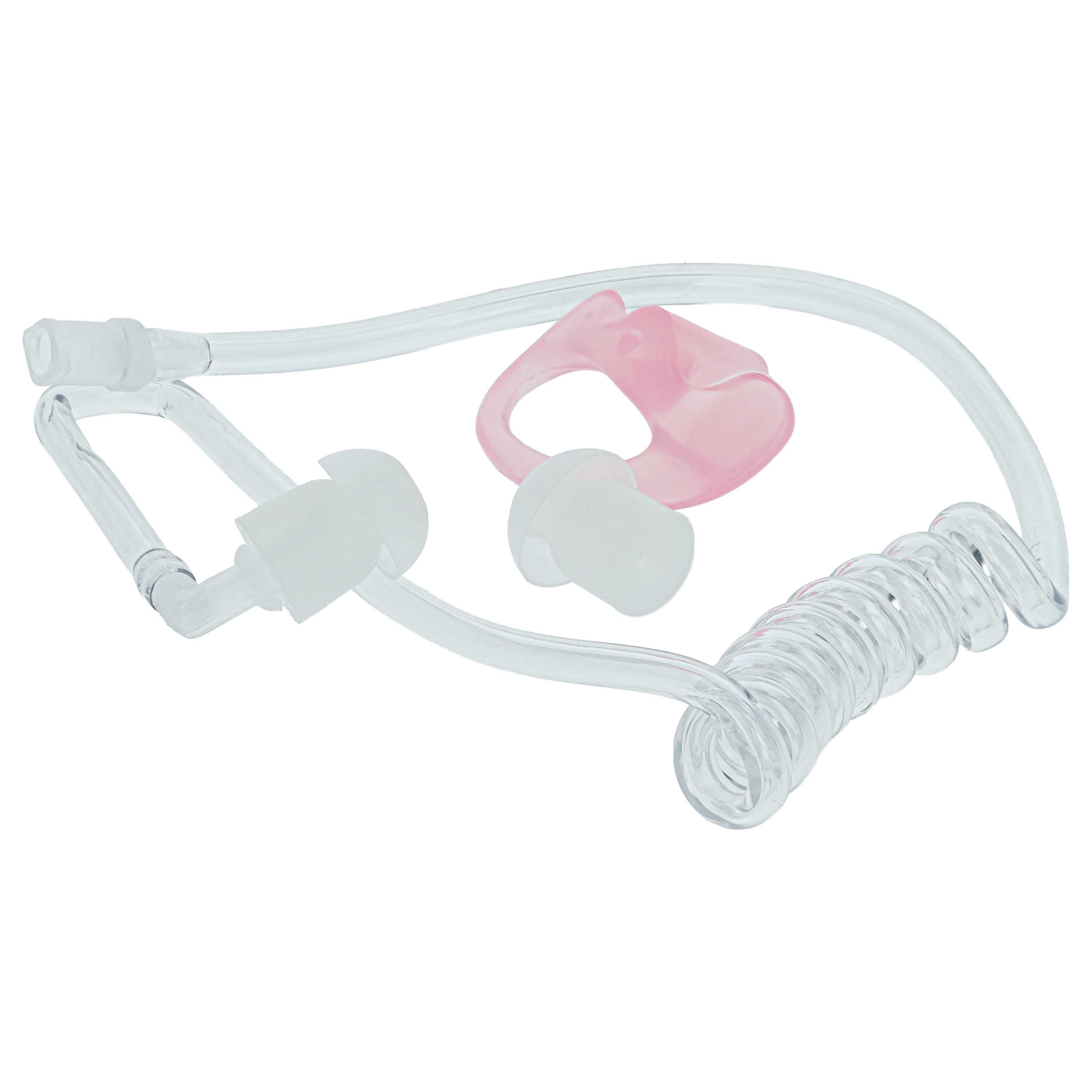 Sound Tube suitable for Headset - Incl. 2x ear plug, 1x ear piece M, Ear Piece M (Left), Transparent