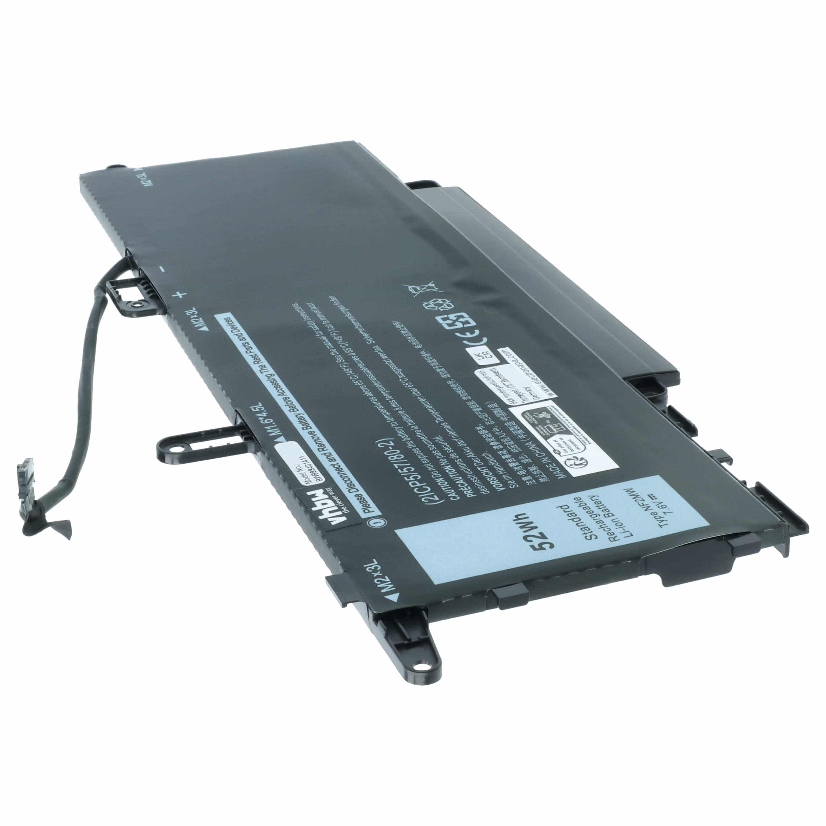 Akumulator do laptopa zamiennik Dell NF2MW - 6750 mAh 7,6 V LiPo