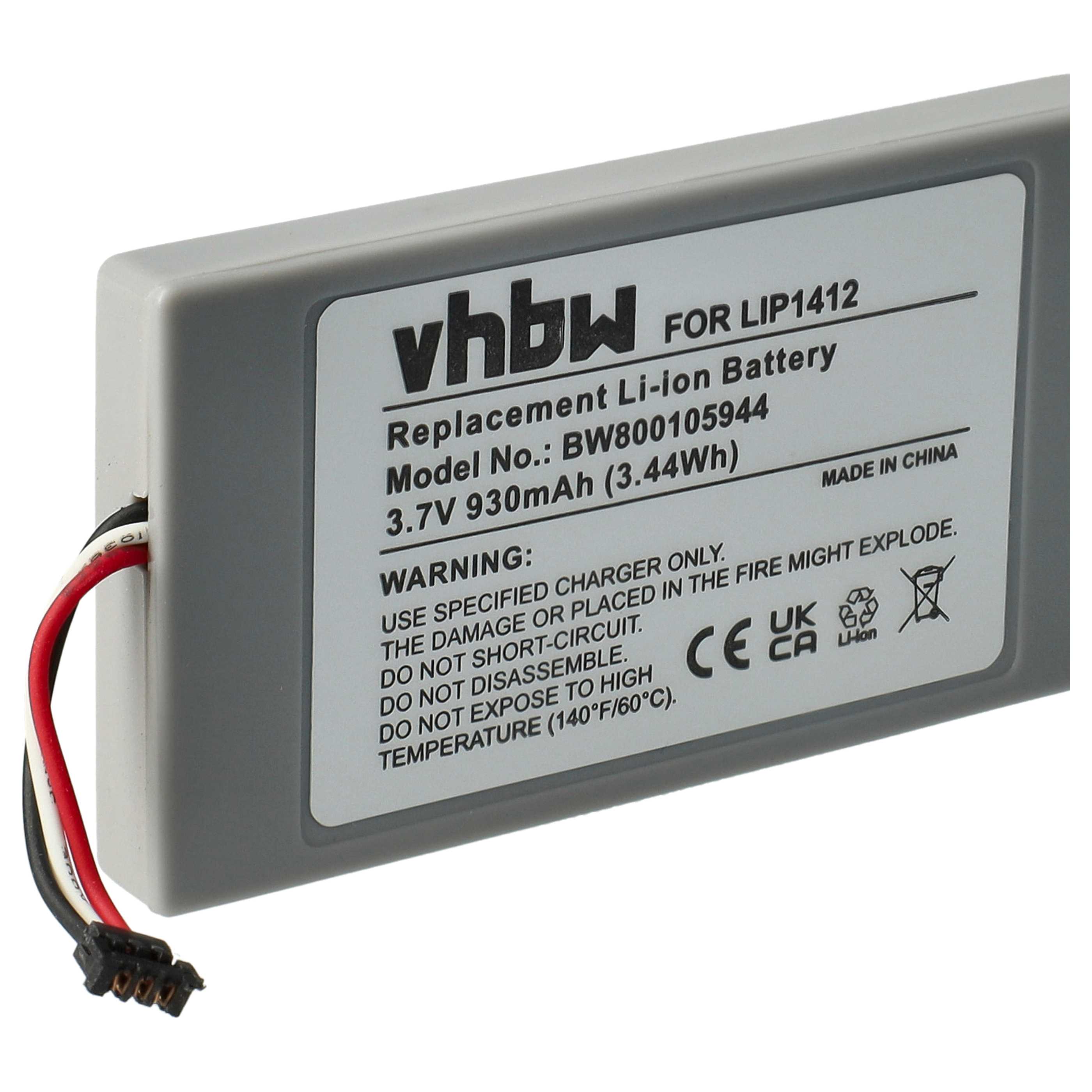  Games Console replaces Sony 4-000-597-01, LIP1412 for Sony - 930mAh, 3.7V