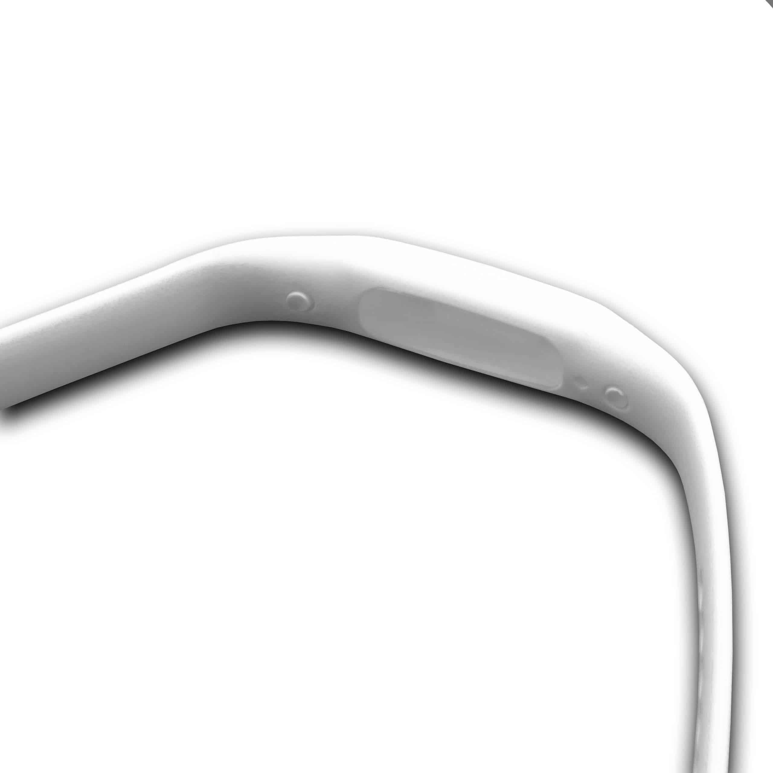 Bracelet pour montre intelligente Fitbit Flex - 24 cm de long, 11mm de large, blanc