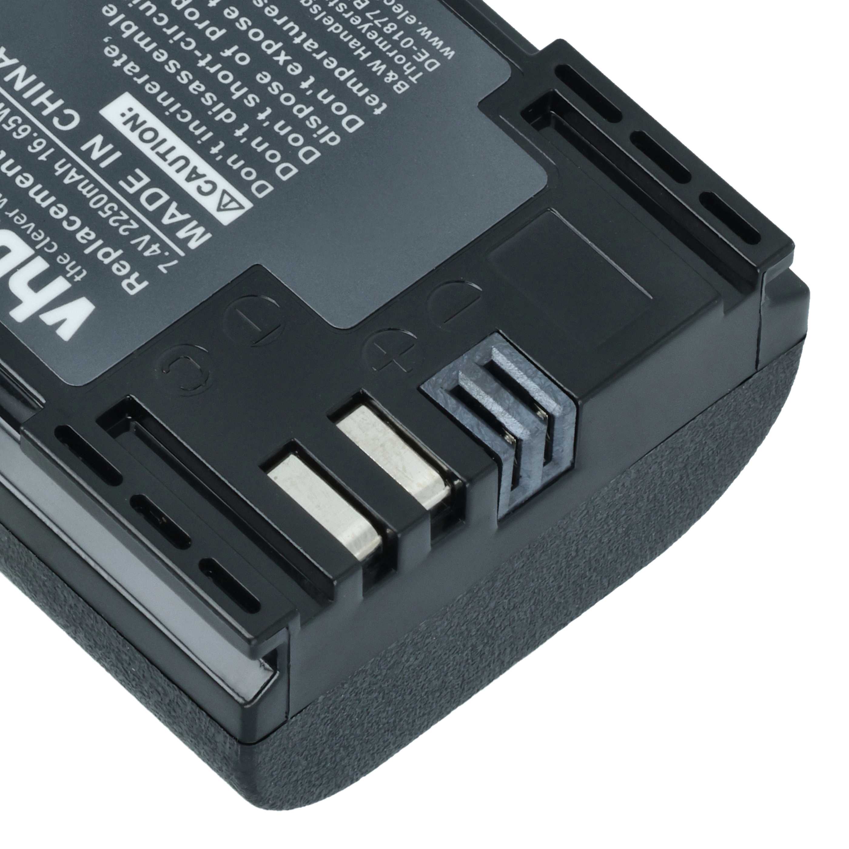 Battery replaces Canon LP-E6N - 2250mAh, 7.4V, Li-Ion with Info Chip
