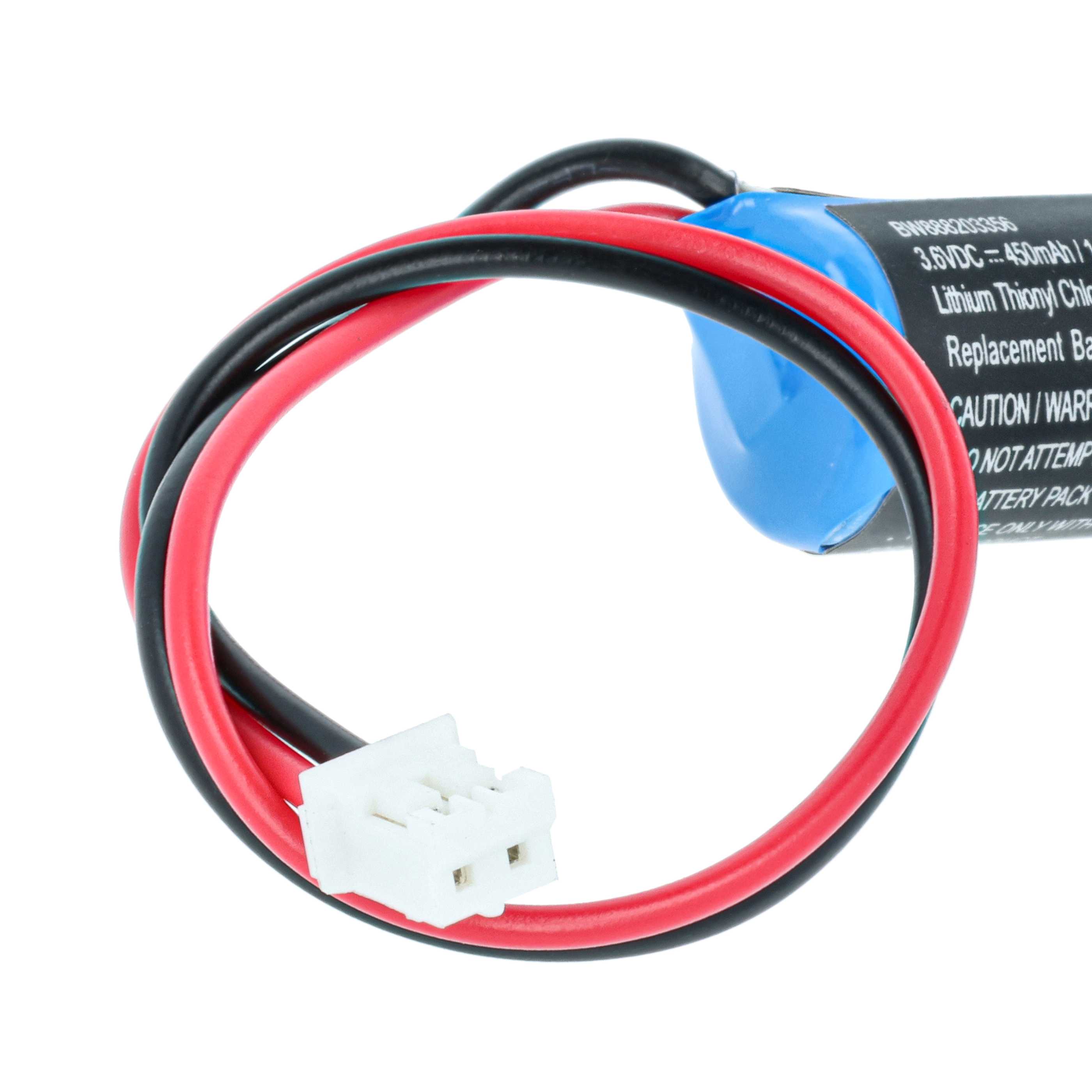 Batería reemplaza Omron CPM2C-BAT01 para controlador (450 mAh, 3,6 V, Li-SOCl2)
