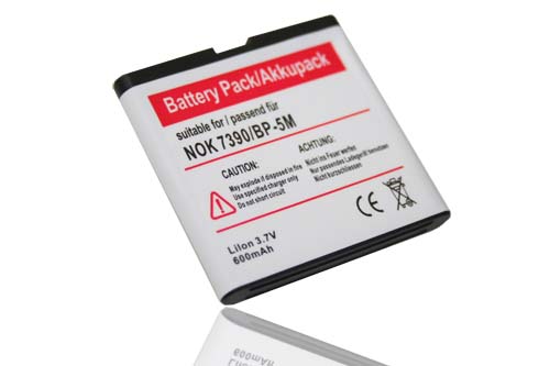 Mobile Phone Battery Replacement for Nokia BP-5M - 600mAh 3.7V Li-Ion