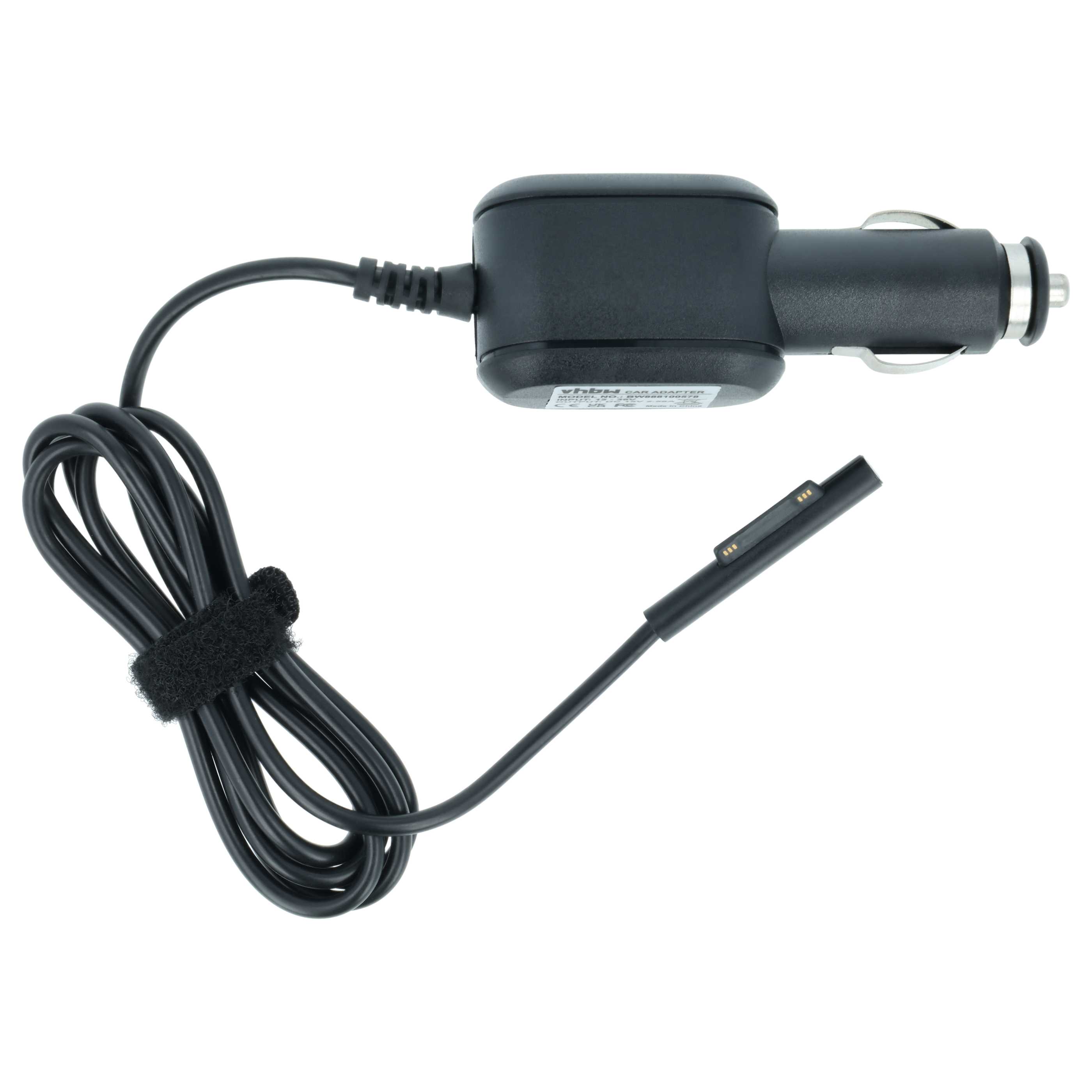 Vehicle Charger replaces Microsoft 1735, 1706, 1800, 1736 Notebook, Tablet - 2.58 A
