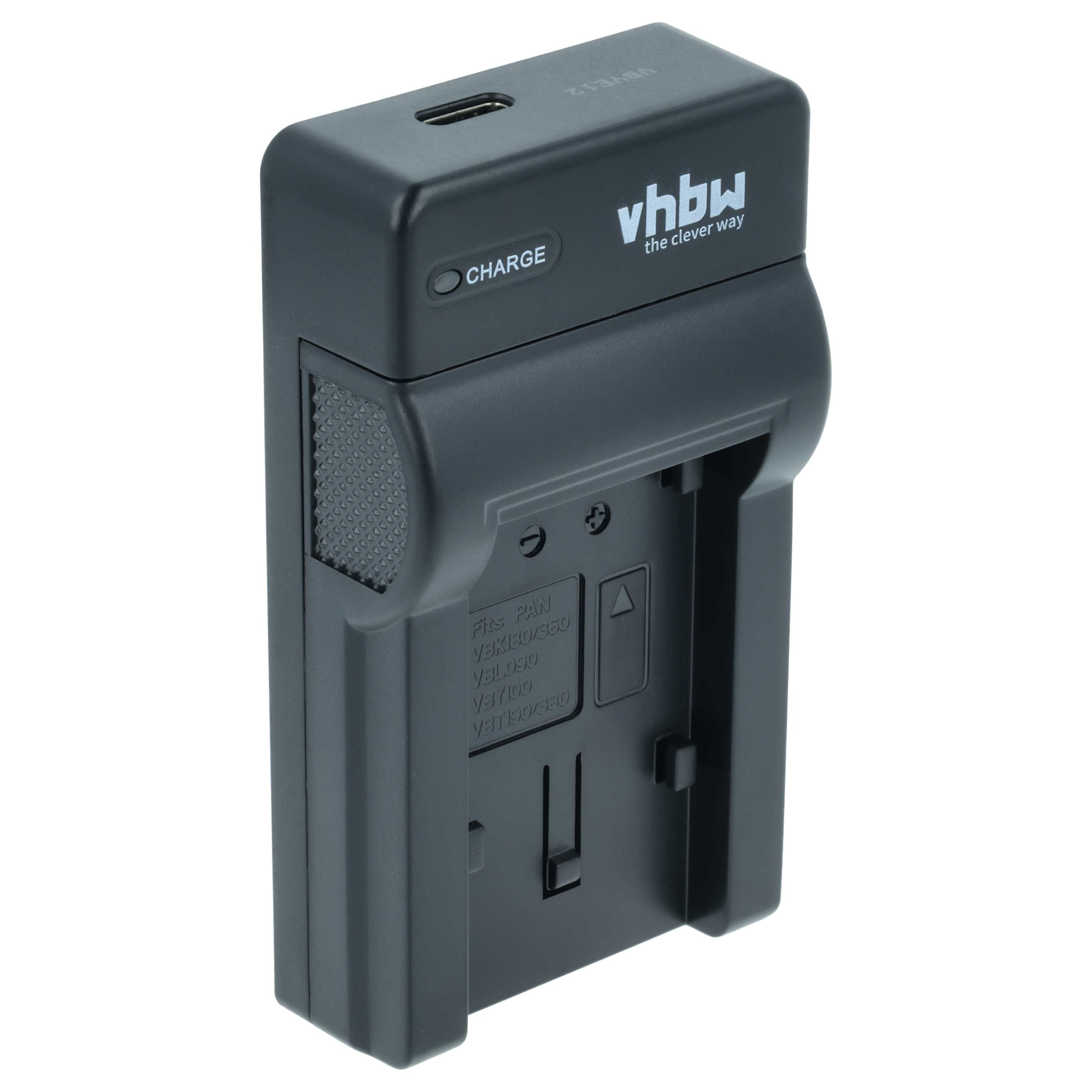 Caricabatterie USB-C + cavo USB-C per fotocamera Panasonic HC-250EB - 0,5 A