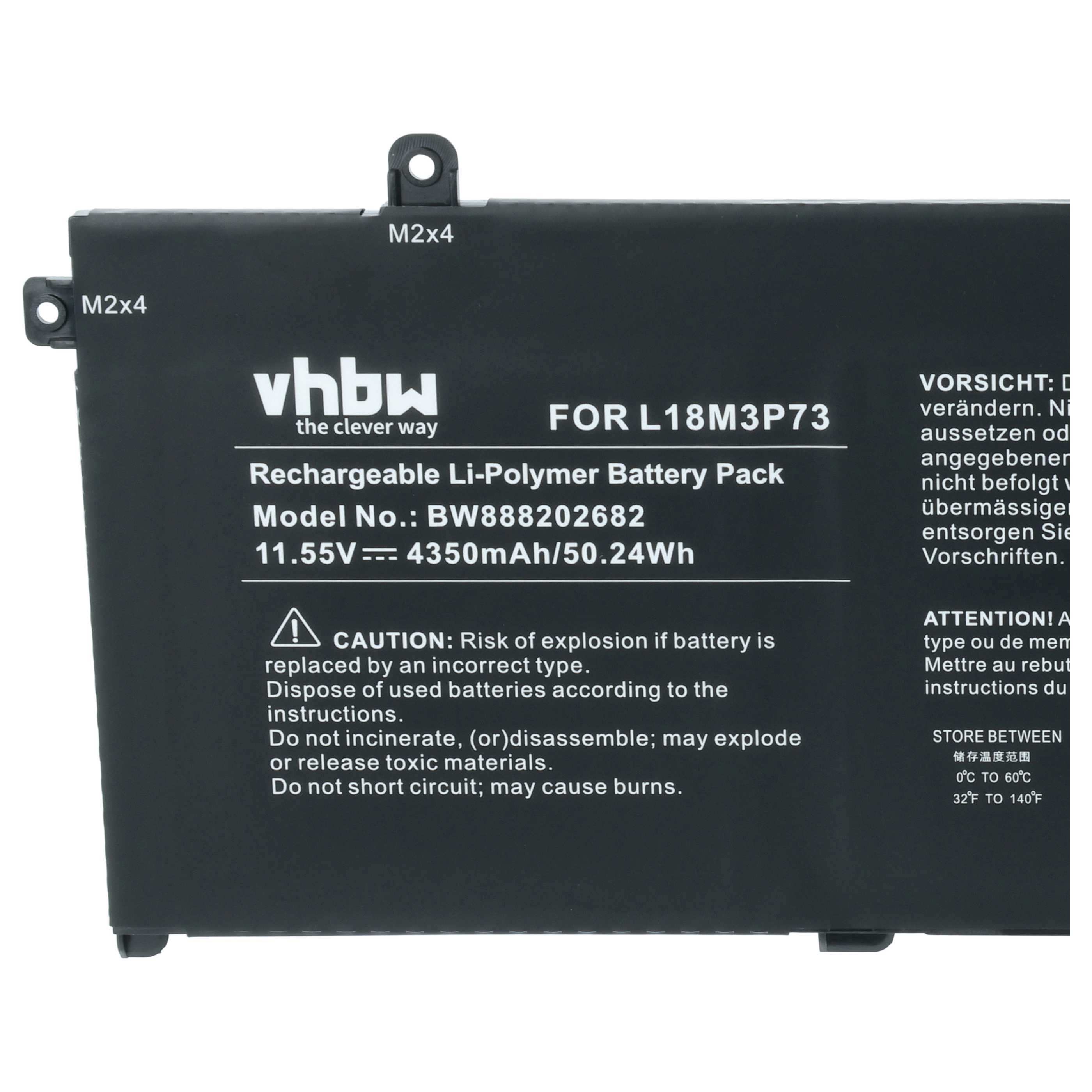 Akumulator do laptopa zamiennik Lenovo 02DL007, 02DL008, 3ICP5/80/73, 5B10W13905 - 4250 mAh 11,52 V LiPo
