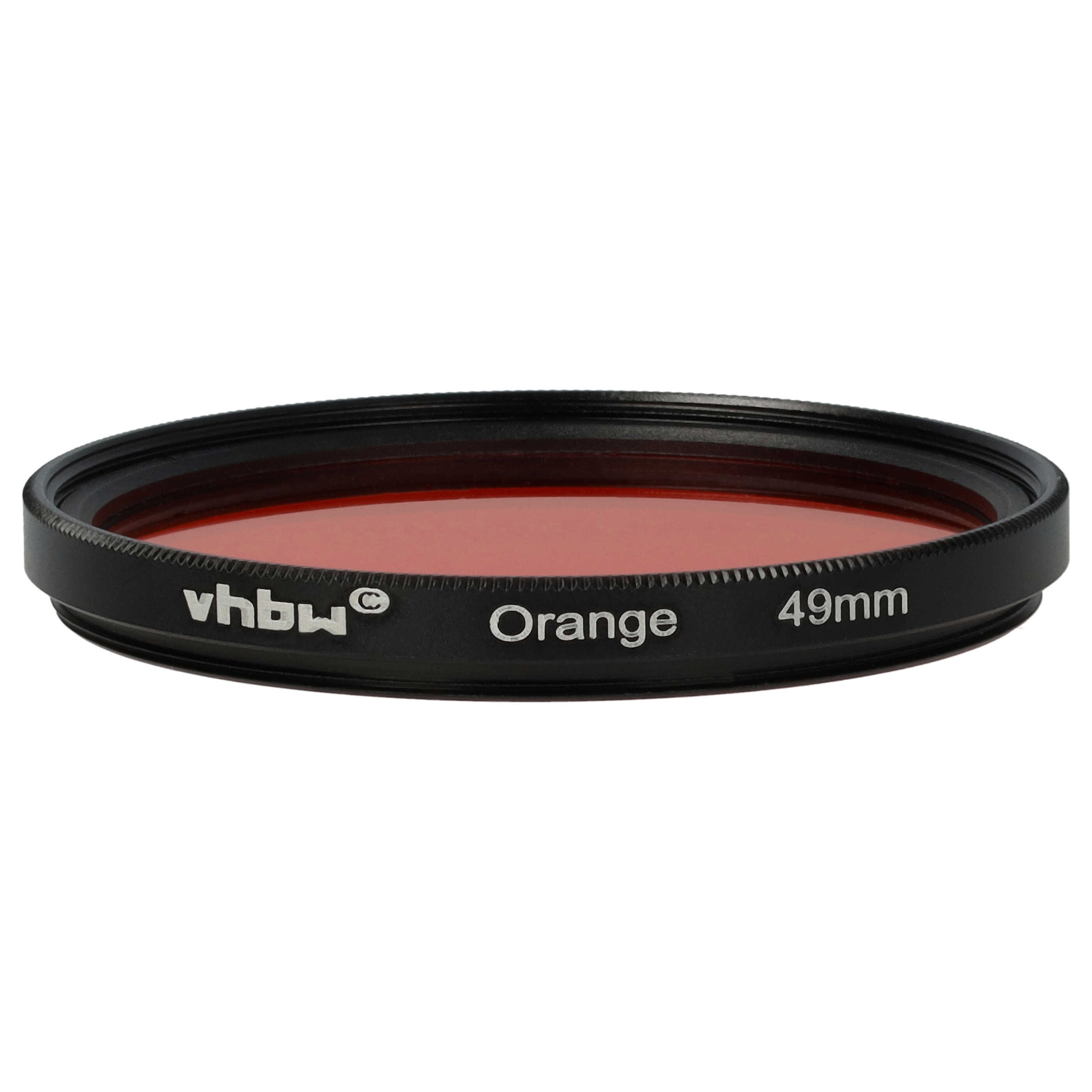 Farbfilter orange passend für Kamera Objektive mit 49 mm Filtergewinde - Orangefilter