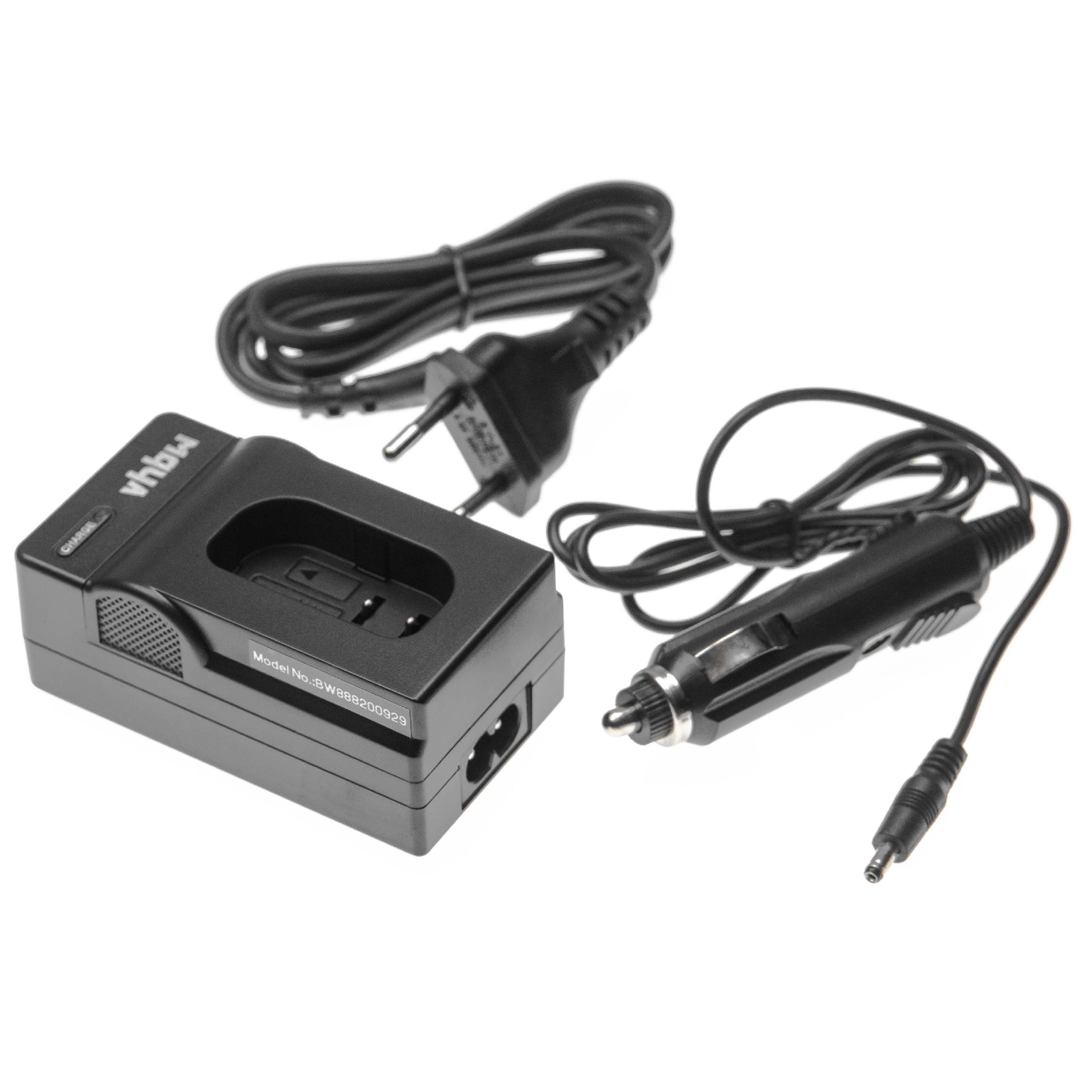 Caricabatterie + adattatore da auto per fotocamera Lumix - 0,6A 8,4V