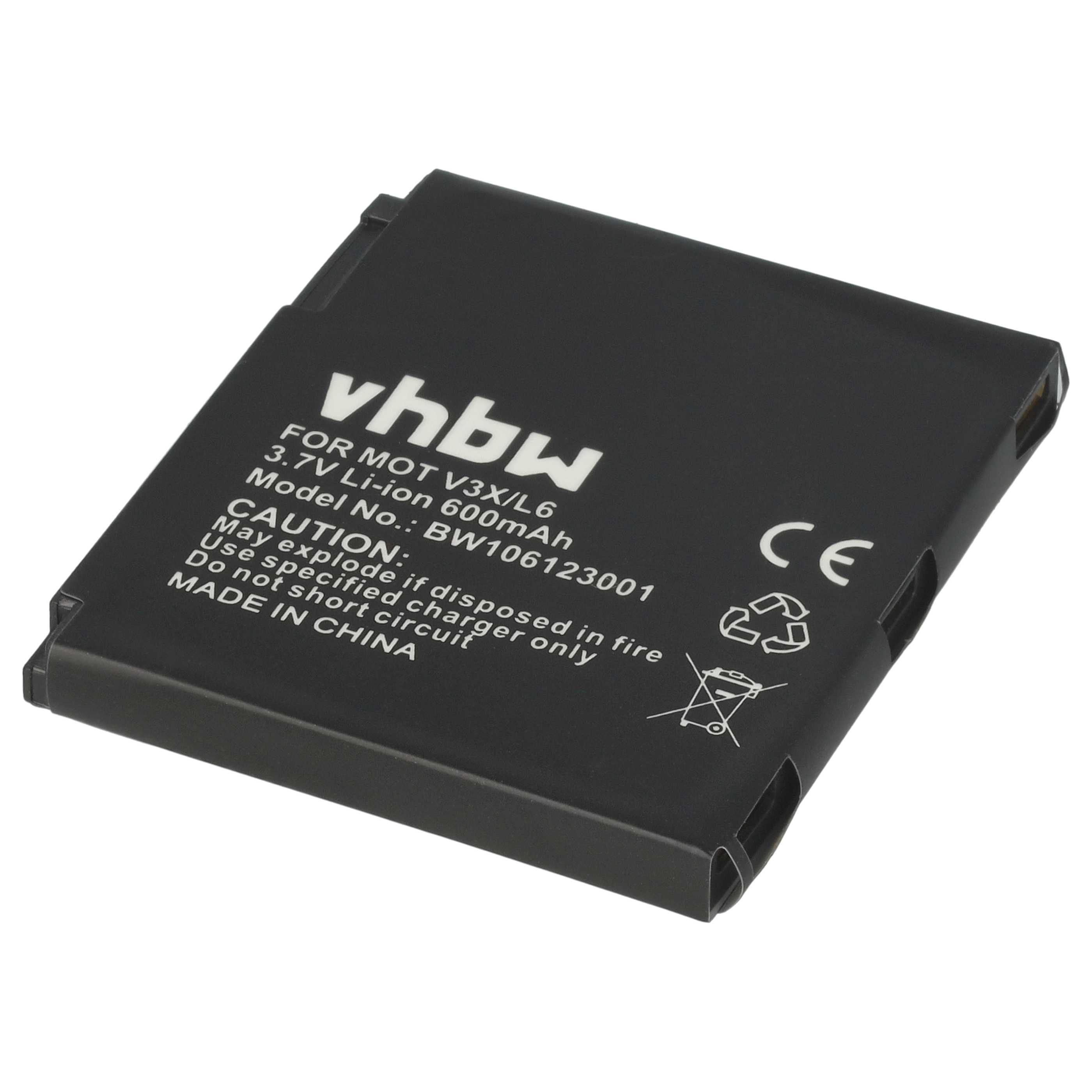 Mobile Phone Battery Replacement for Motorola BC50, SNN5779, CFNN1043, CFNN7007, 77865 - 600 mAh 3.7 V Li-Ion
