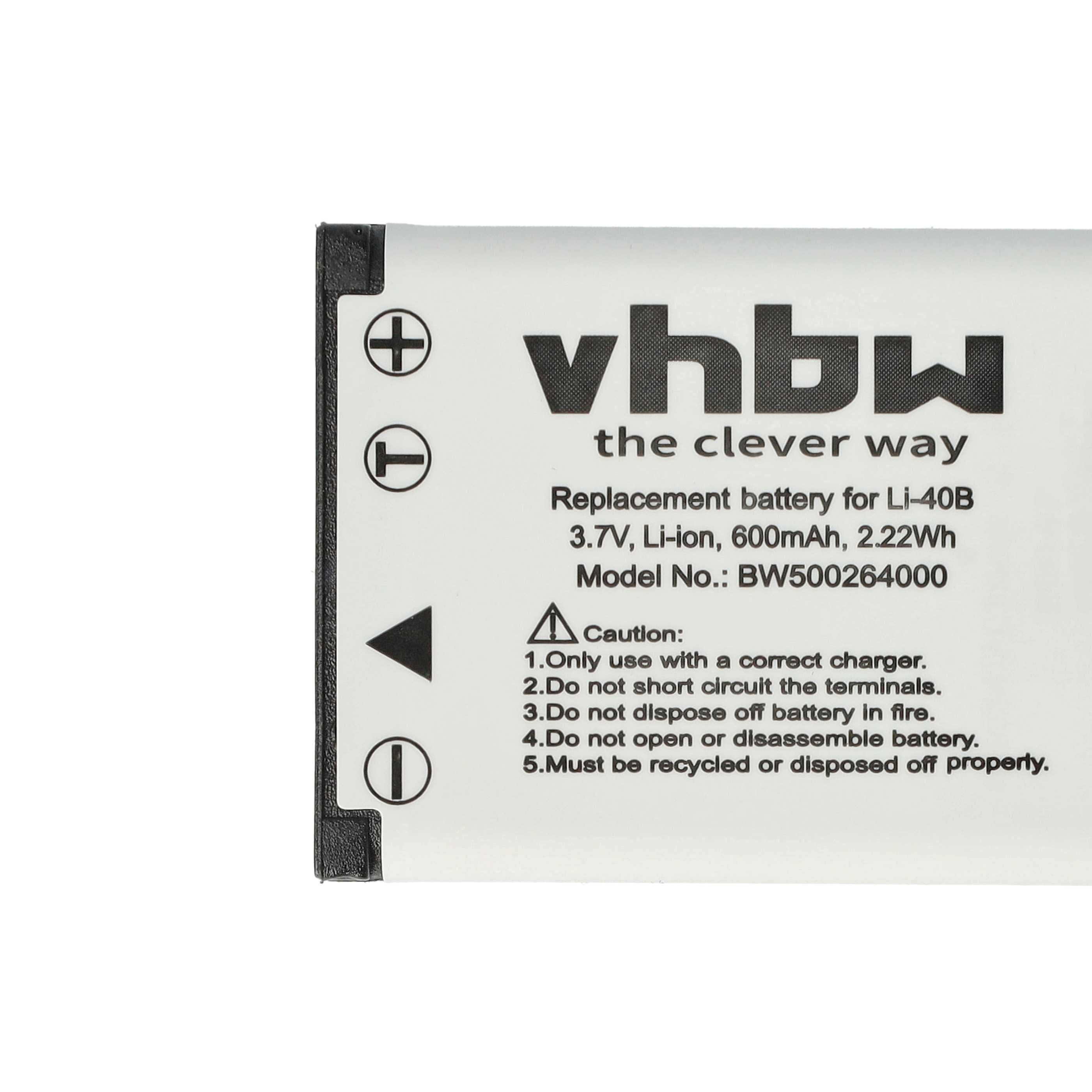 4x Batteria + caricabatterie per camera Bosch, Praktica, Fujifilm, Leica