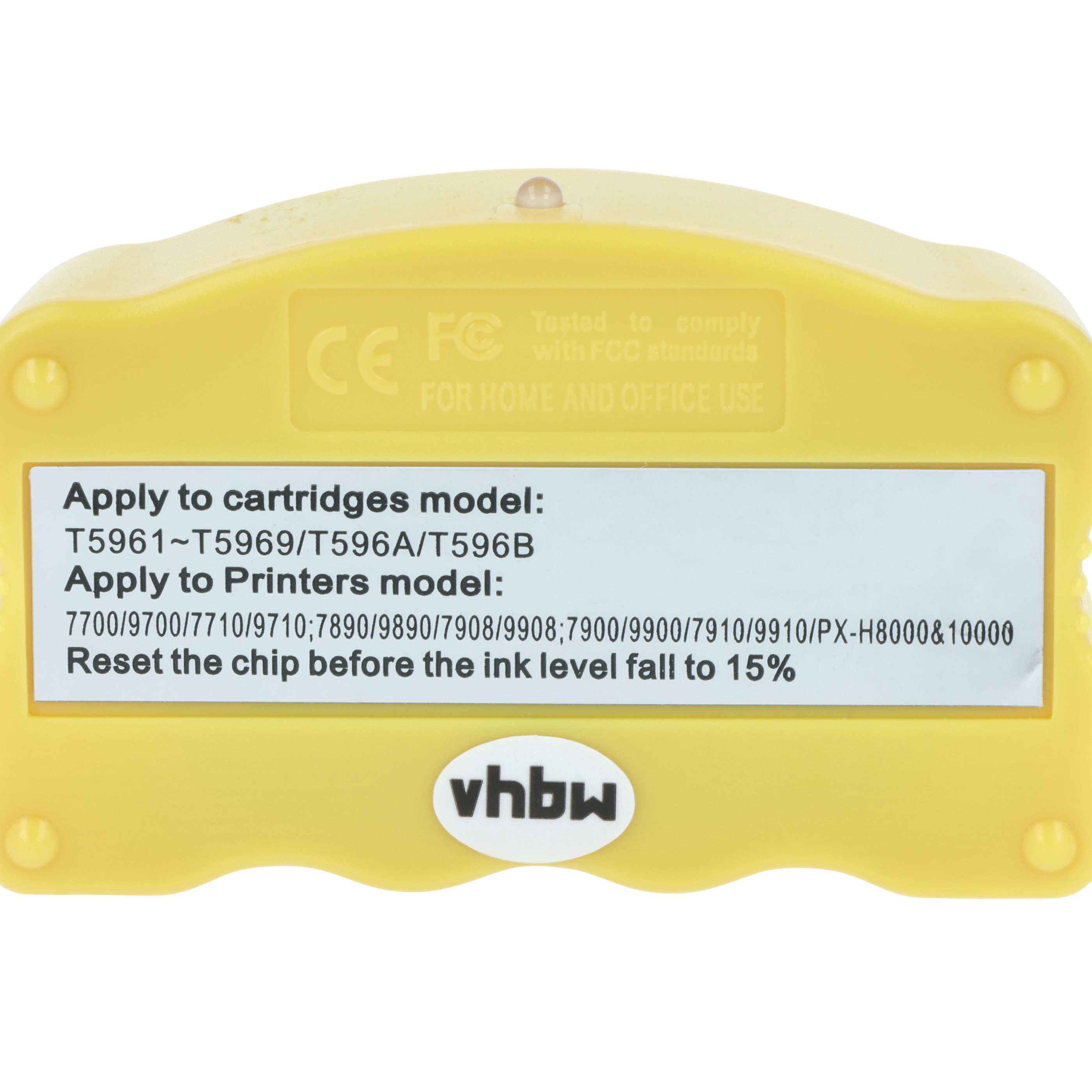 Reseteador reemplaza Epson T5962, T5966, T5961, T5965, T5964, T5963 para impresora, cartuchos de tinta Epson