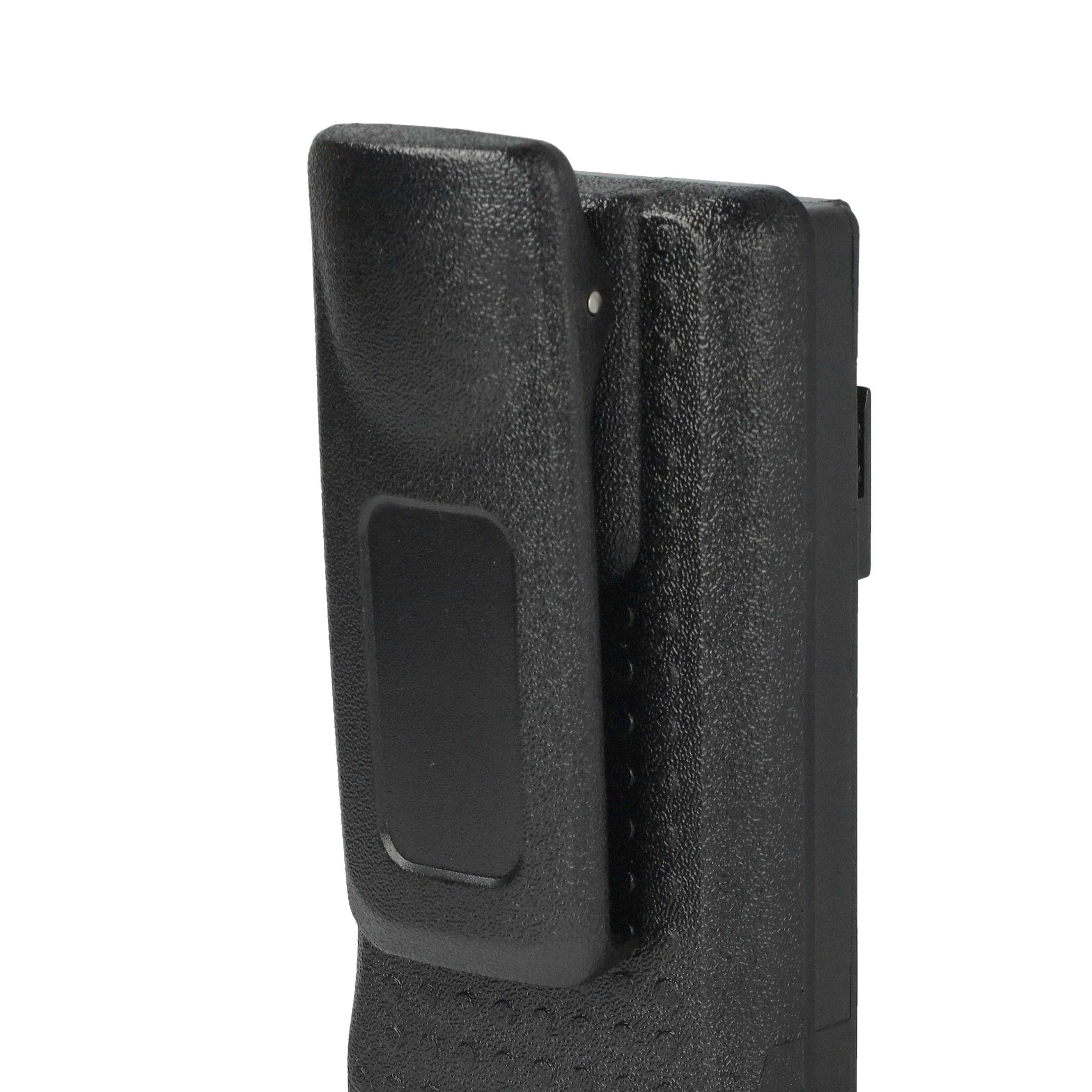 Radio 10x Battery replaces Motorola PMNN4406BR, PMNN4406, PMNN4409 - 2200 mAh 7.4 V Li-Ion + Belt Clip