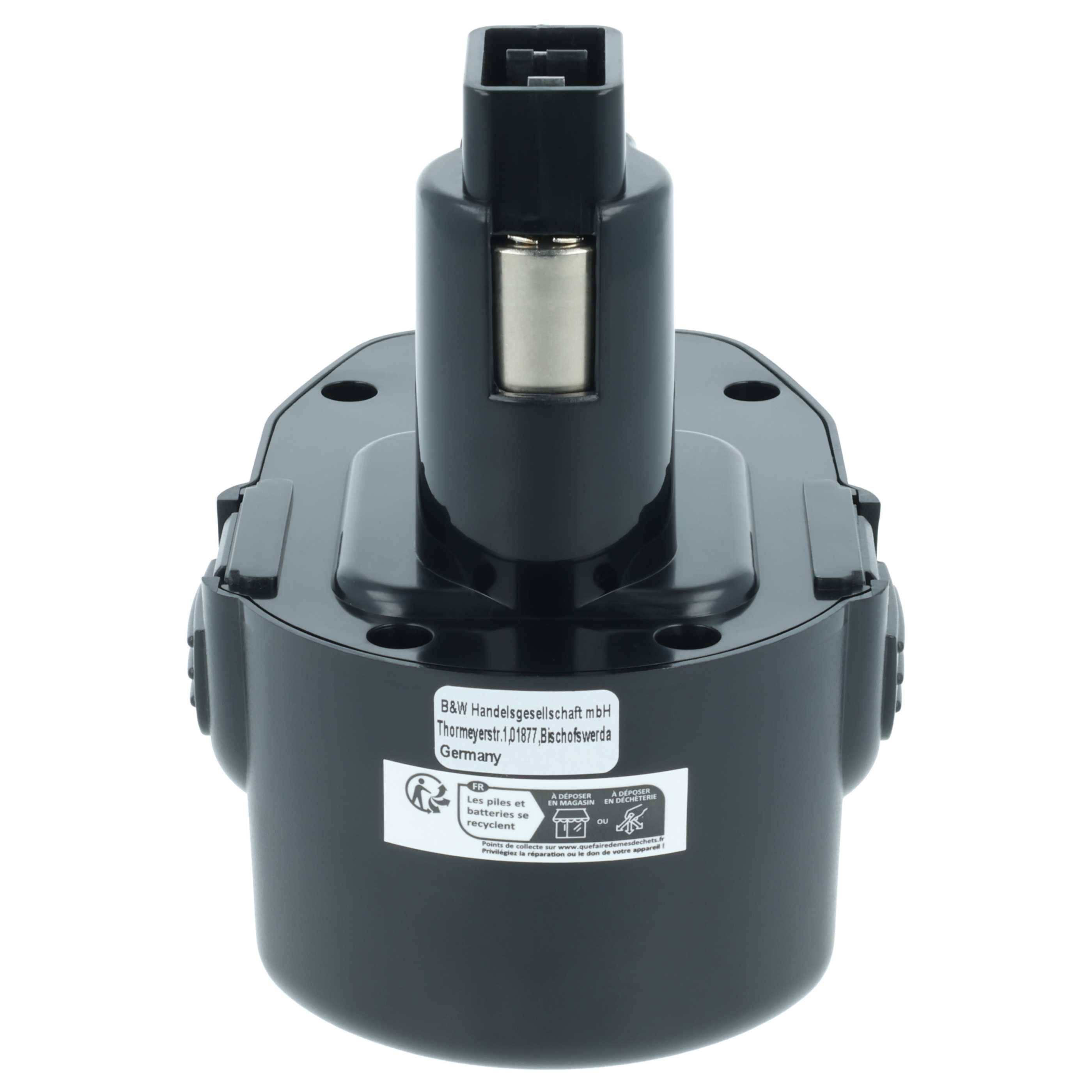 Batteria sostituisce Dewalt DE9092, DE9091, DE9502, DE9094, DC9091, DE9038 per attrezzo - 1,5Ah 14,4V NiMH
