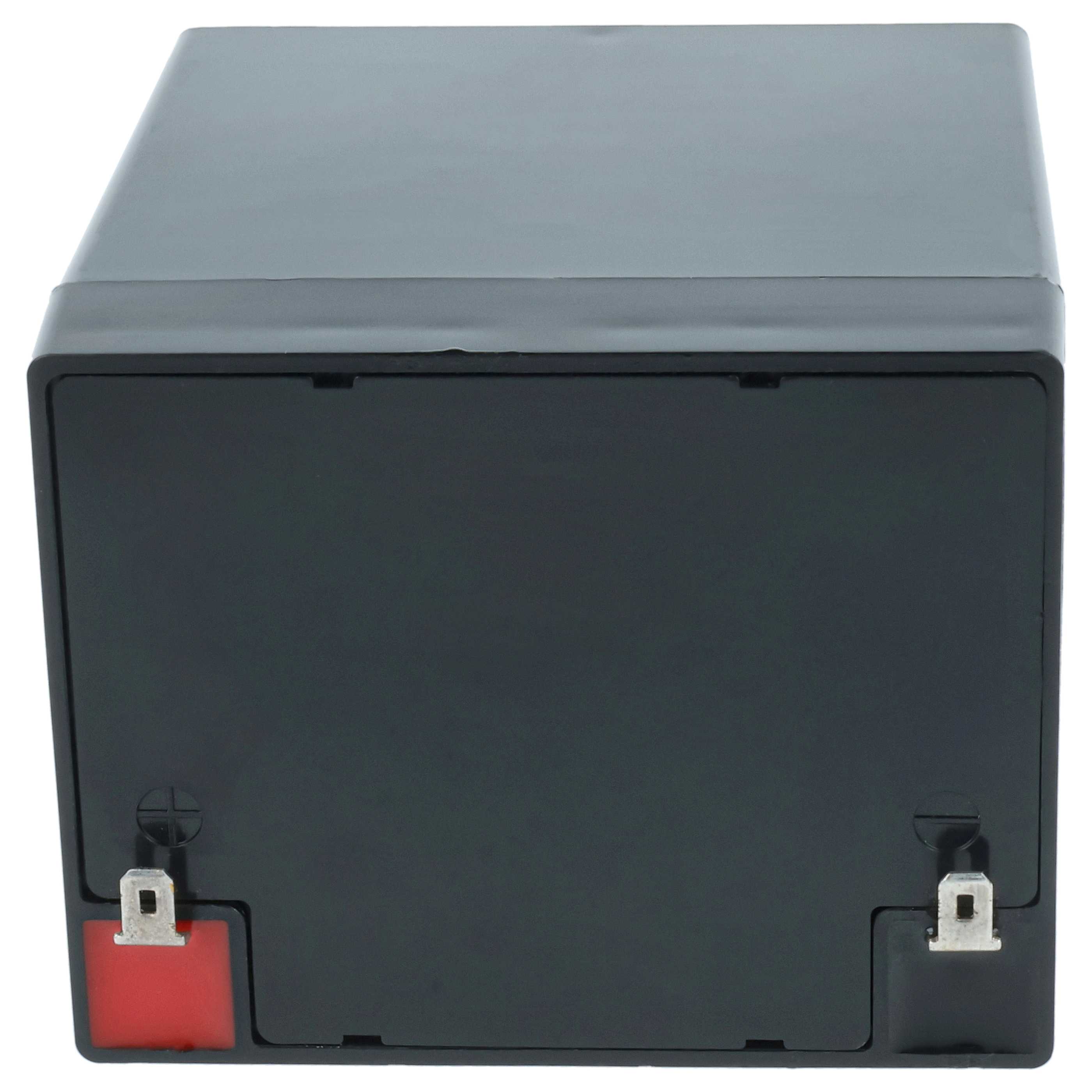 Batterie (4 Stück) passend für Hecht, Wolf Garten, LD Systems, The Box Wohnmobil, Boot, Solaranlage - 6 Ah 12V