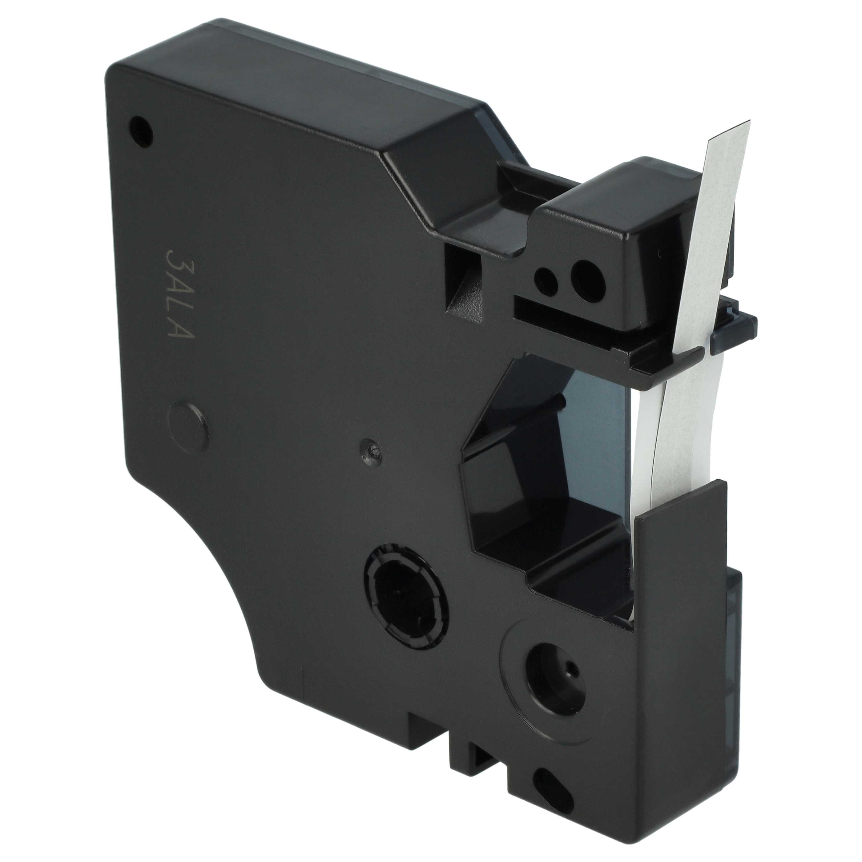 Label Tape replaces Dymo D1, 43621 - 6 mm White to Black