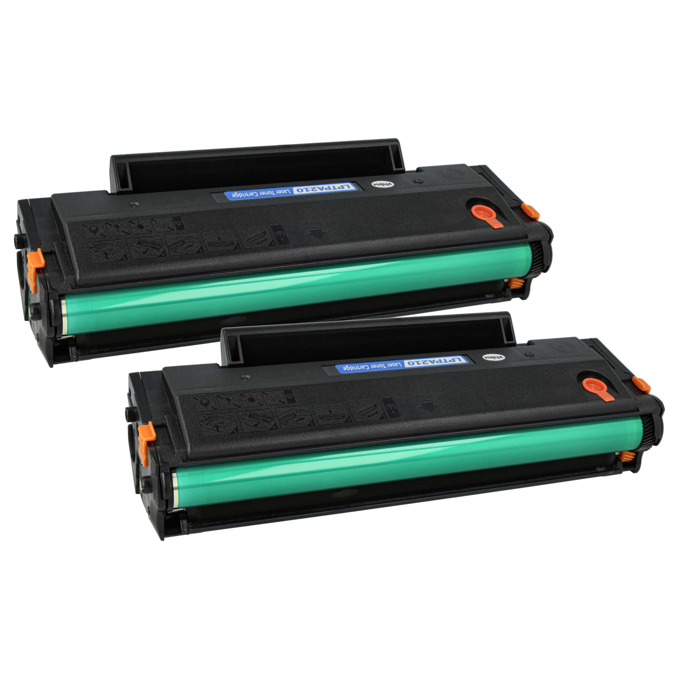 2x Cartouches de toner remplace Pantum PA-210 pour imprimante laser Thomson, noir