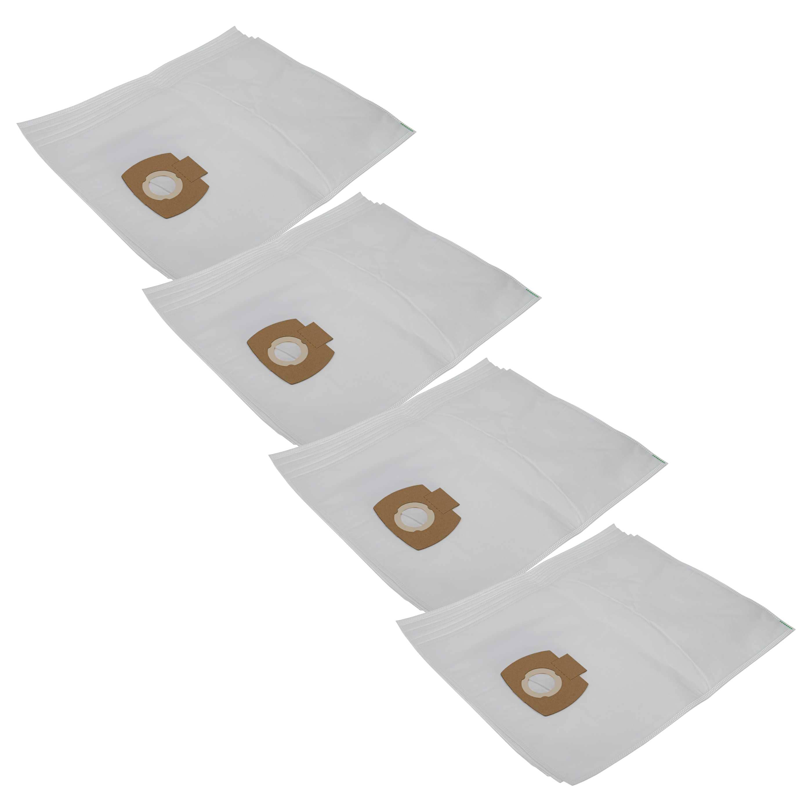 20x Sac remplace Nilfisk 302002404, 302002403, 107419590 pour aspirateur Nilfisk - microfibre non tissée