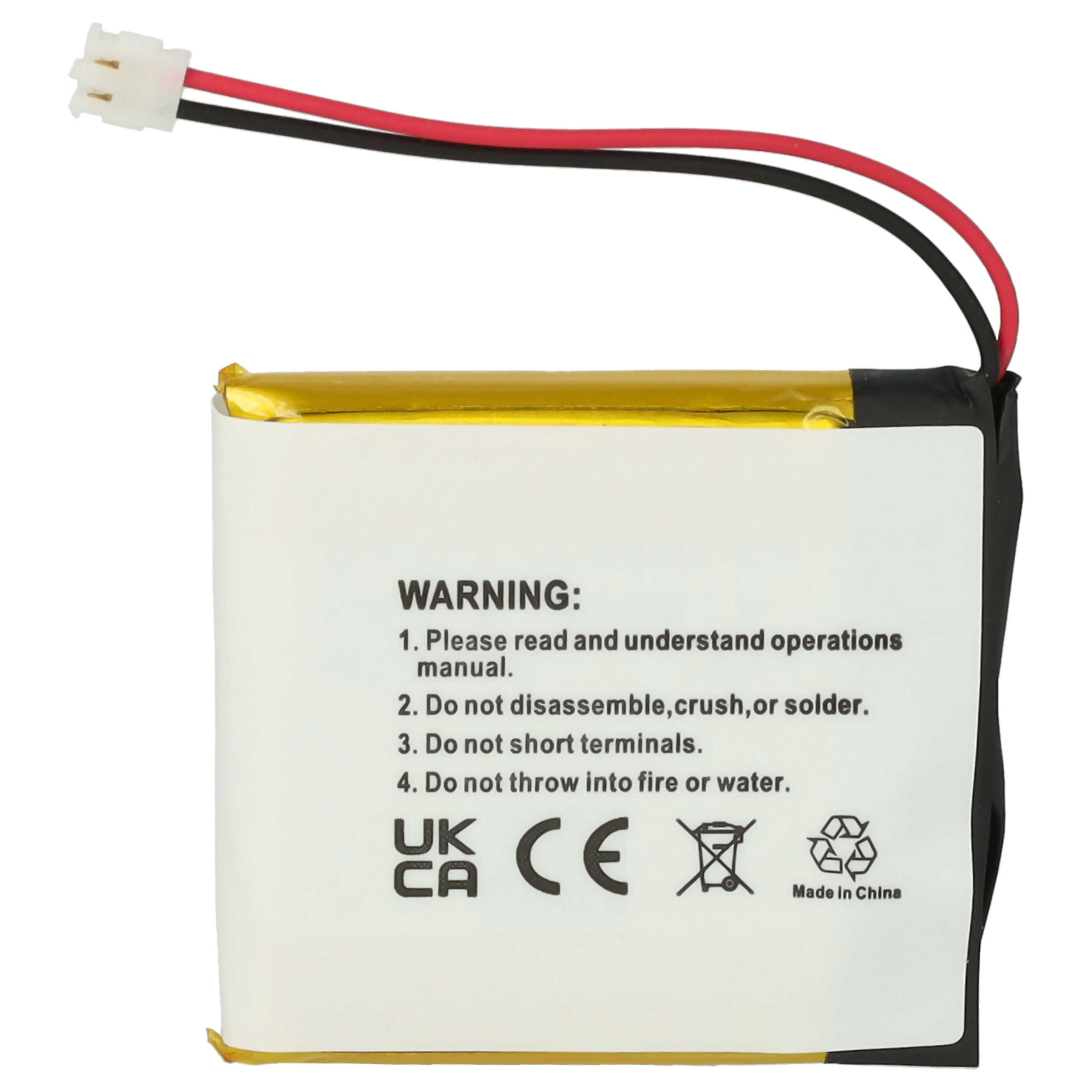 Smartwatch Battery replaces Garmin 361-00098-00 - 430 mAh 3.8 V Li-polymer + Tools
