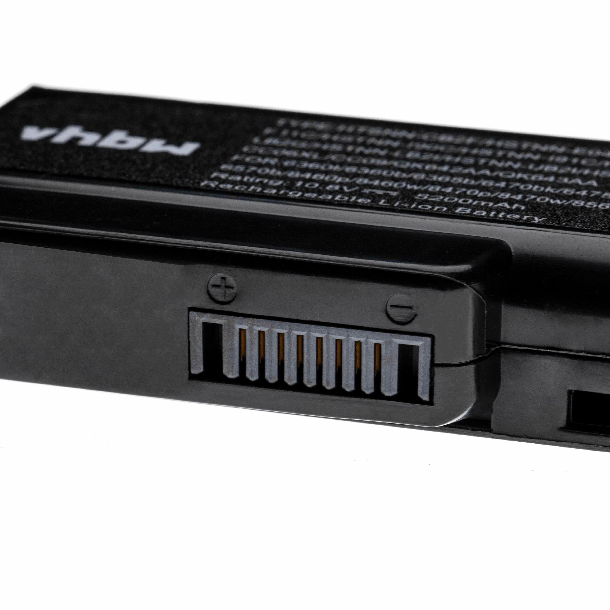 Batterie remplace HP 628368-241, 628368-251, 628368-421 pour ordinateur portable - 5200mAh 10,8V Li-ion, noir