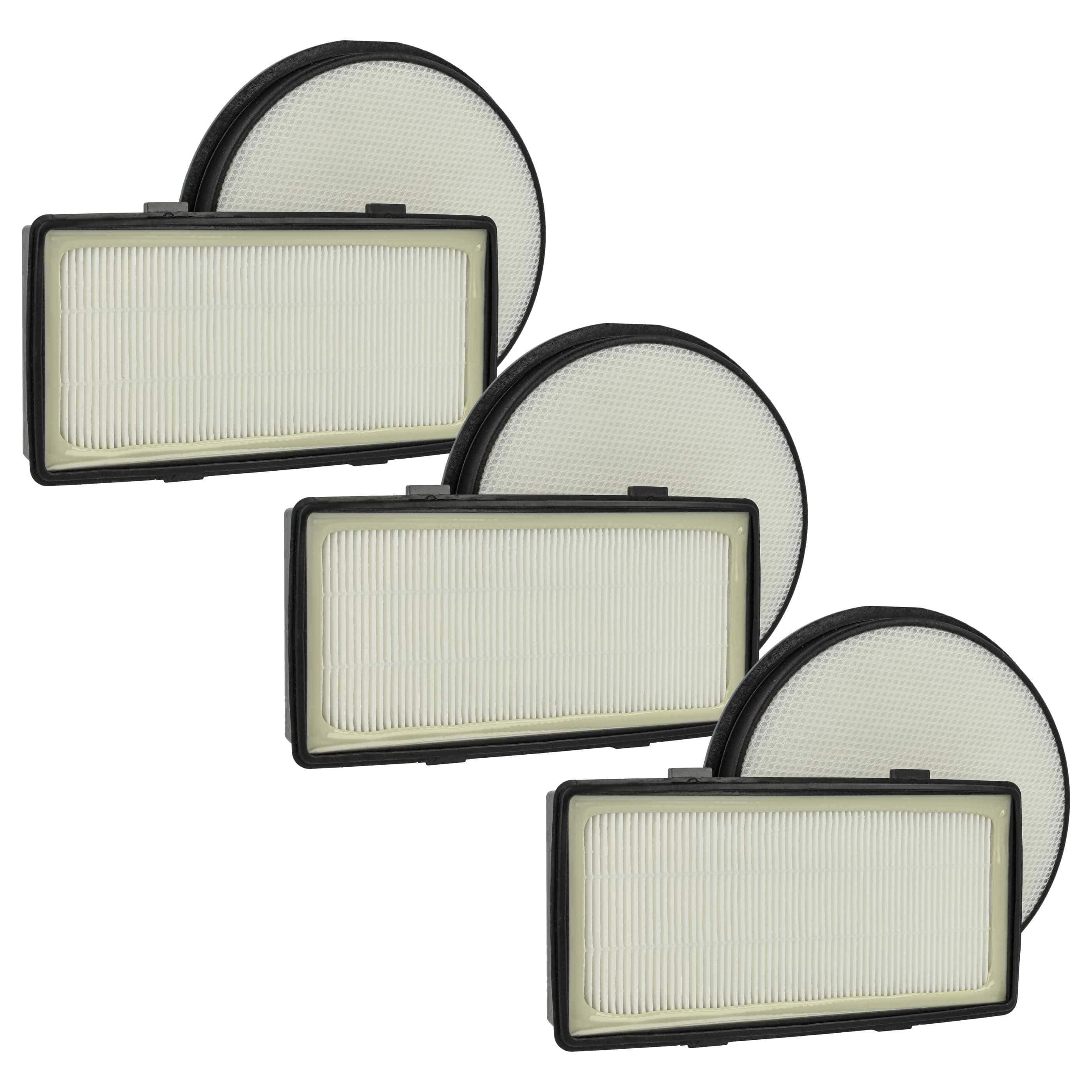 3x Filter Set replaces Rowenta ZR903701 for Tefal Vacuum Cleaner - Vacuum Cleaner Filter Set