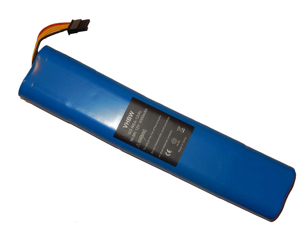 Batterie remplace Neato 205-0012, 945-0129, 945-0177, 945-0123 pour robot aspirateur - 3000mAh 12V NiMH