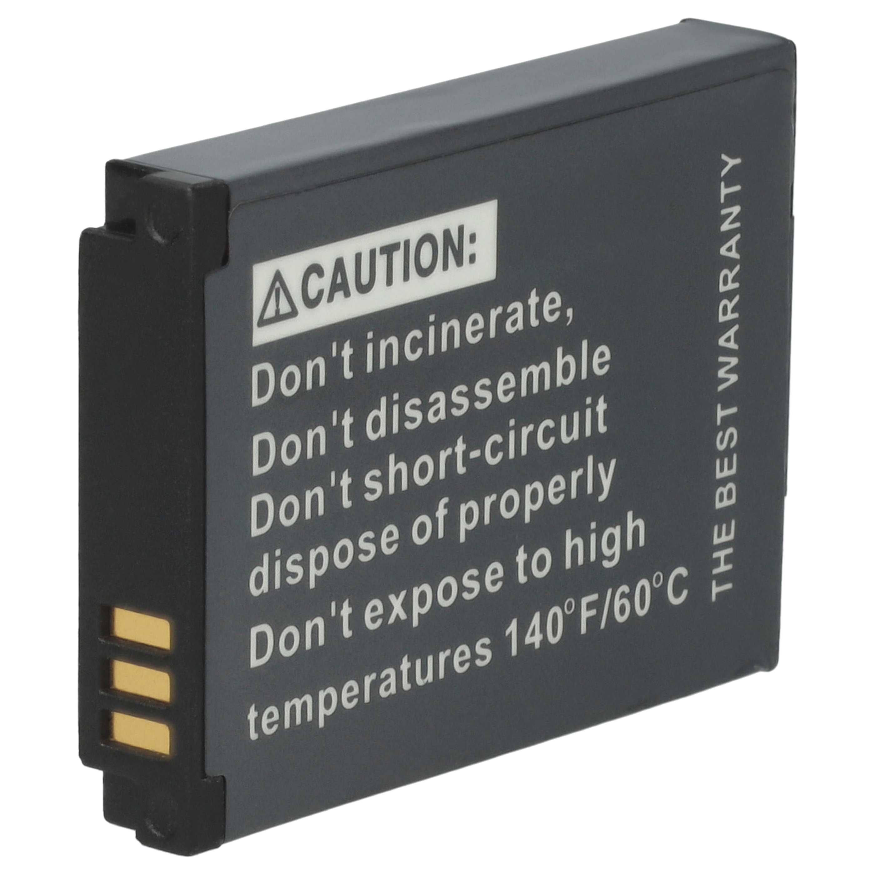 Videocamera 3x Battery replaces JVC BN-VH105 - 850 mAh 3.6 V Li-Ion