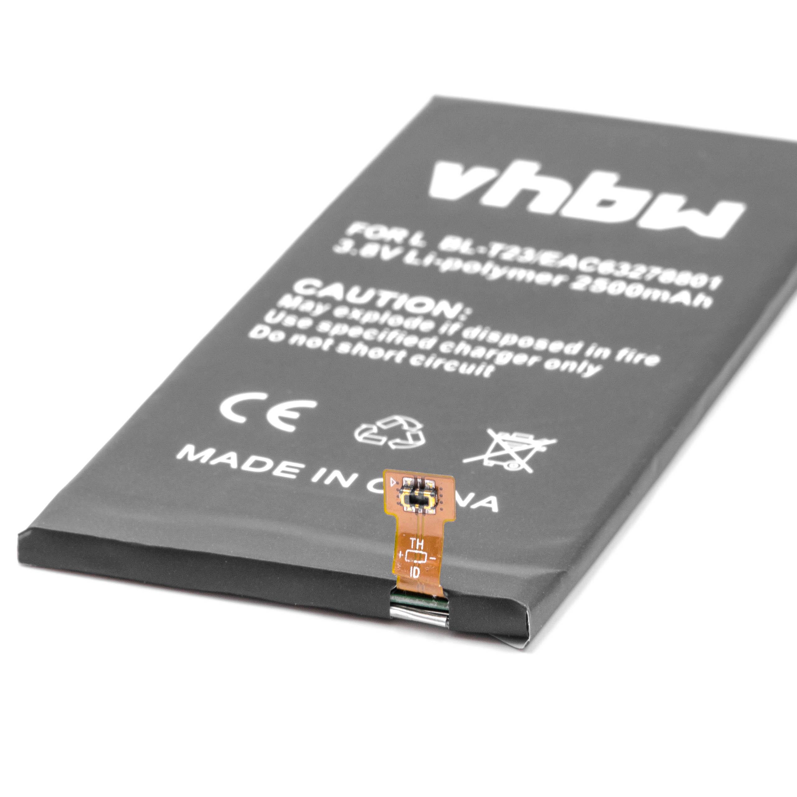 Batteria sostituisce LG BL-T23, EAC63278801 per cellulare - 2500mAh 3,85V Li-Poly