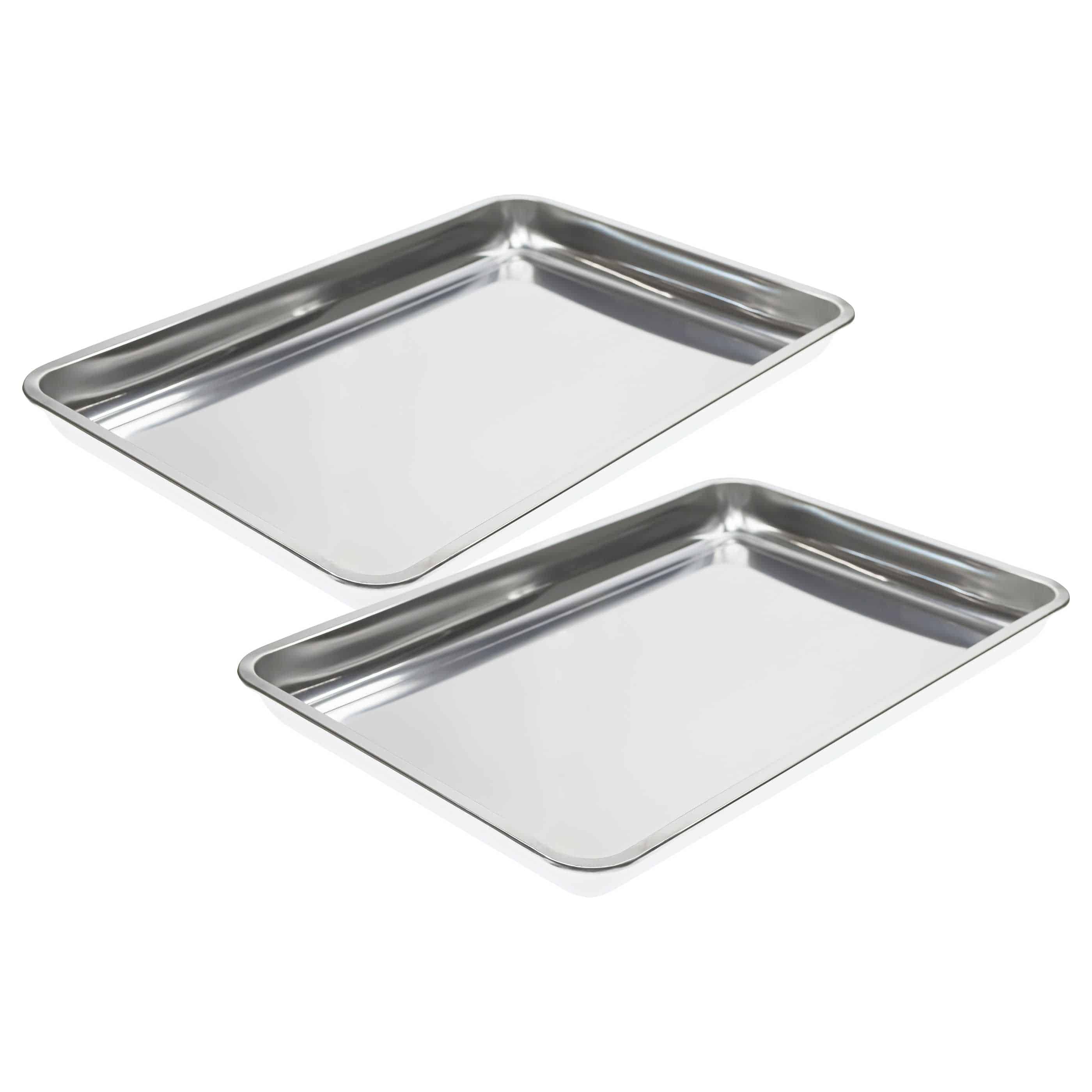 2x Drip Tray replaces BGS 7892 for Gas Grills - Stainless Steel Grease Tray 9 L Capacity