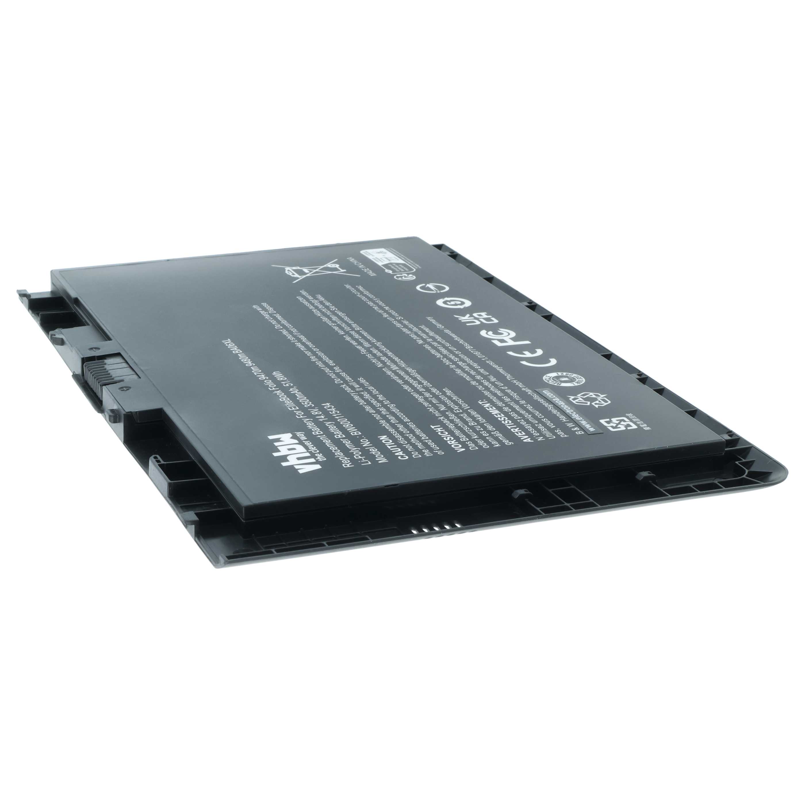 Batteria sostituisce HP 687517-171, 687517-241, 687517-1C1 per notebook - 3500mAh 14,8V Li-Poly nero