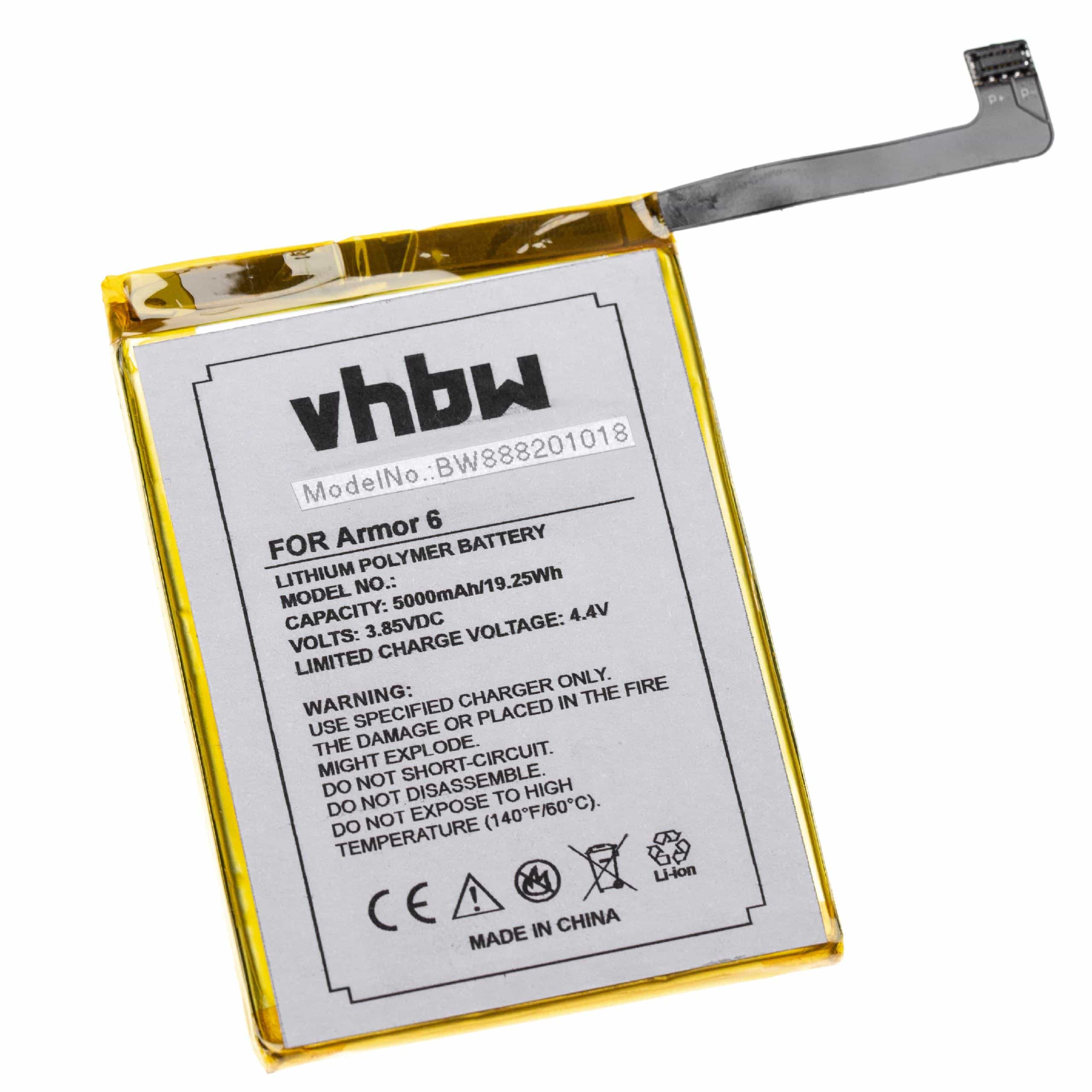 Akumulator do telefonu smartfona Ulefone Armor 6 - 5000 mAh 3,85 V Li-Ion