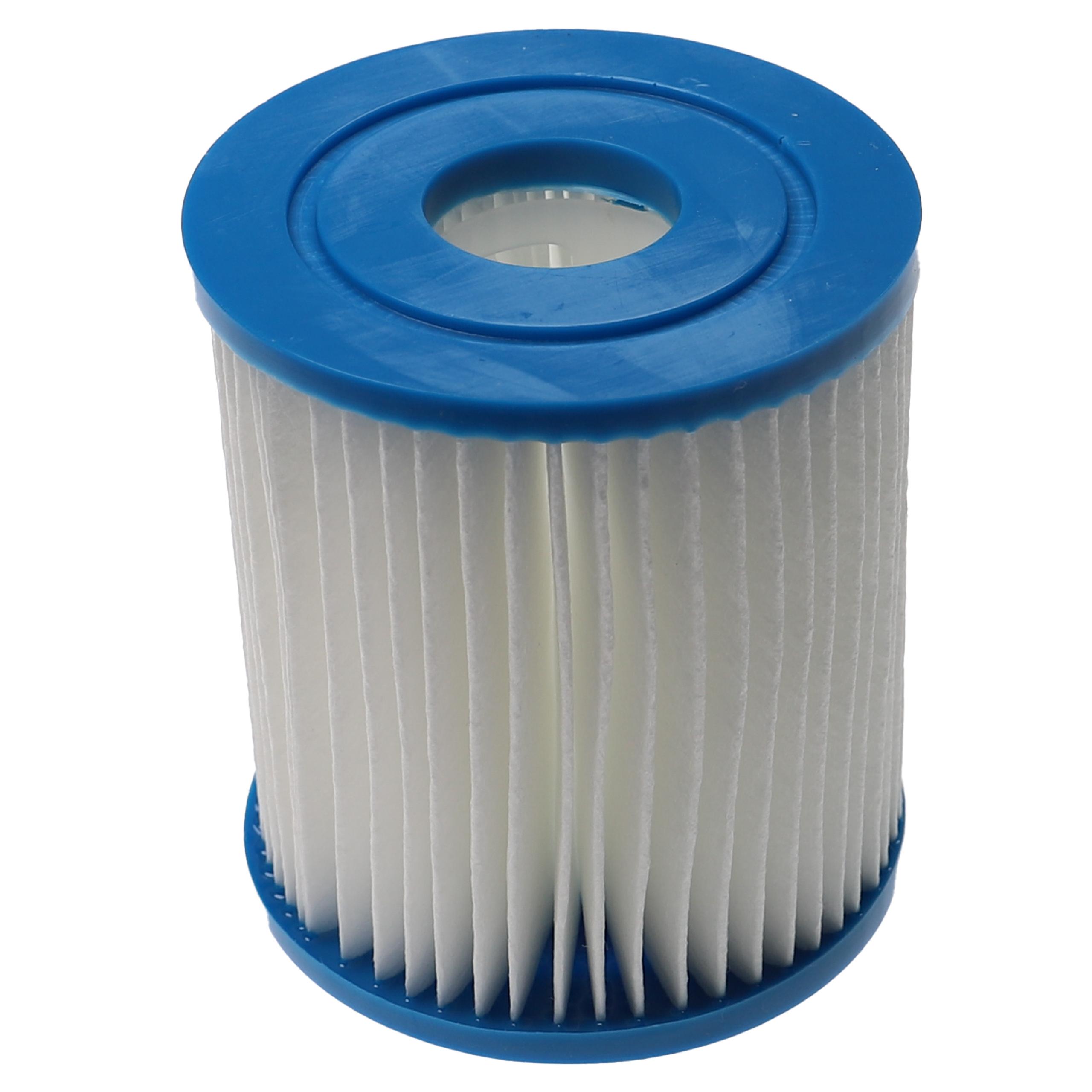 Cartucho de filtro reemplaza Bestway 58093 para bomba de filtración - blanco / azul