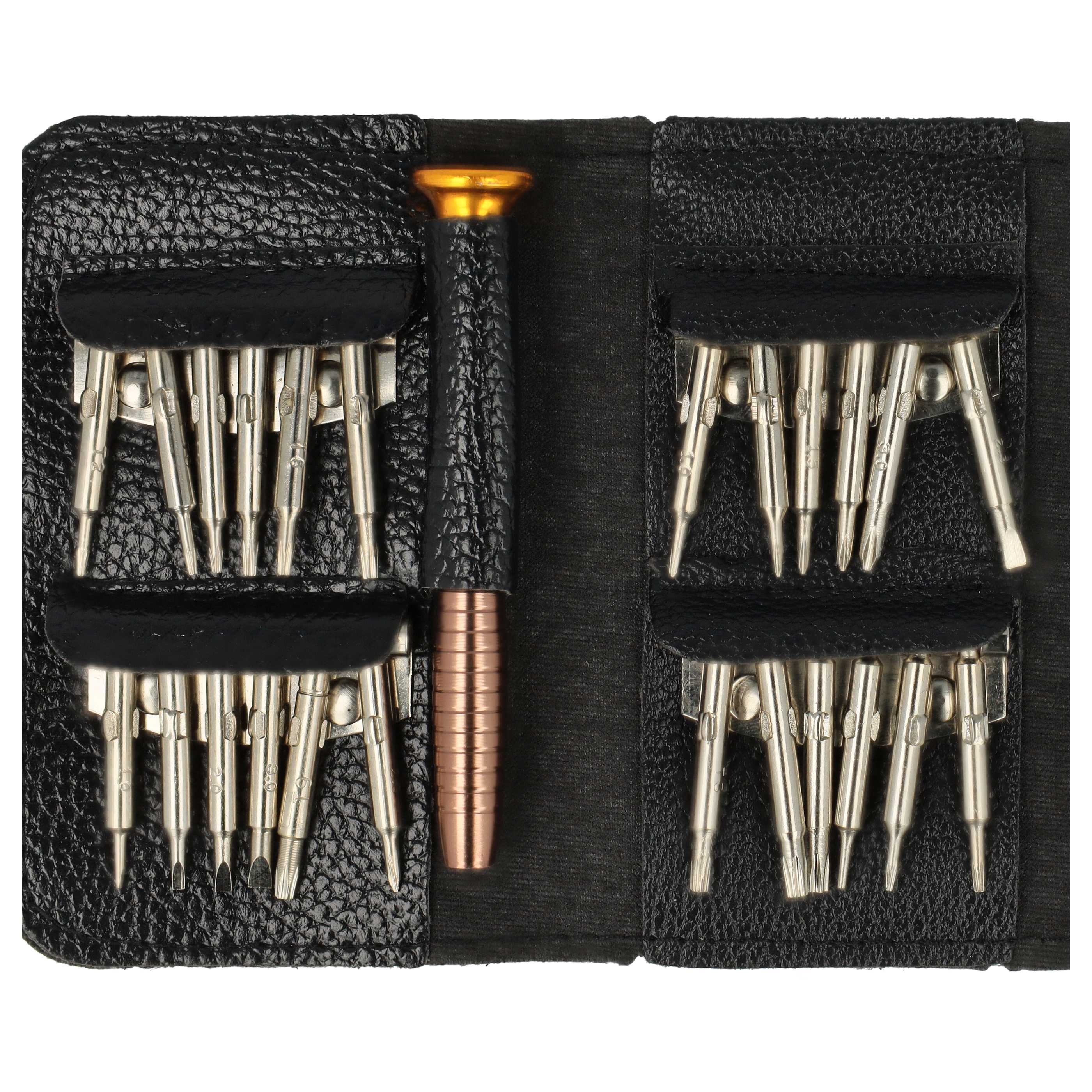 Set de destornilladores, 25 en 1, set de herramientas mecánicas de precisión para iPhone, teléfono móvil, gafa