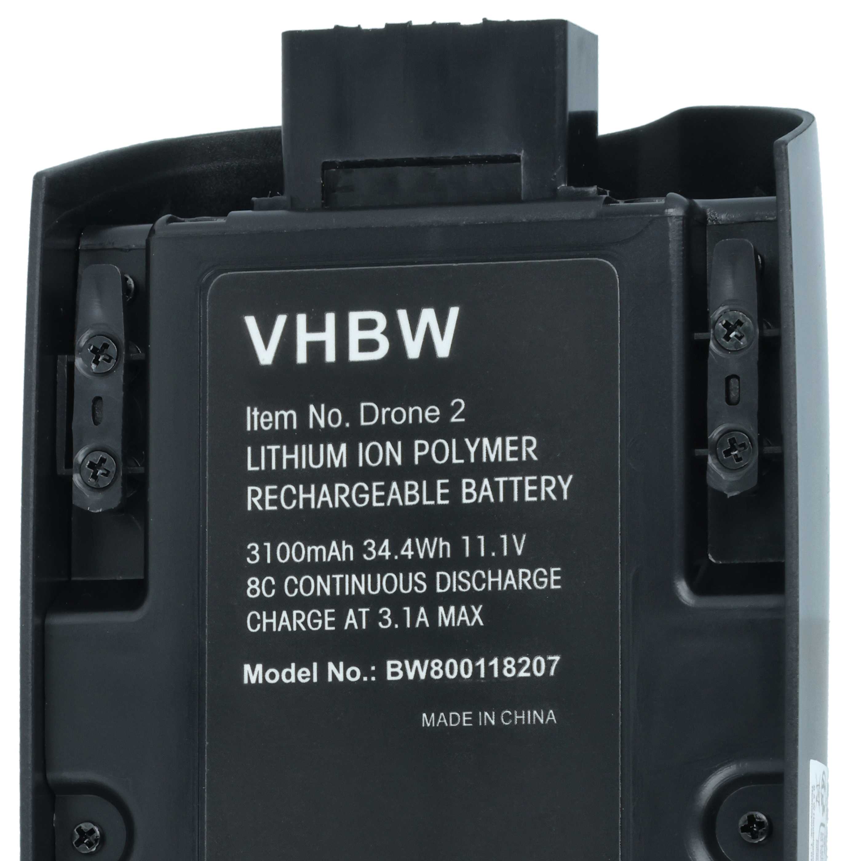 Batteria per drone quadri e multicottero sostituisce Parrot 1416366, 1413006 - 3100mAh 11,1V Li-Poly