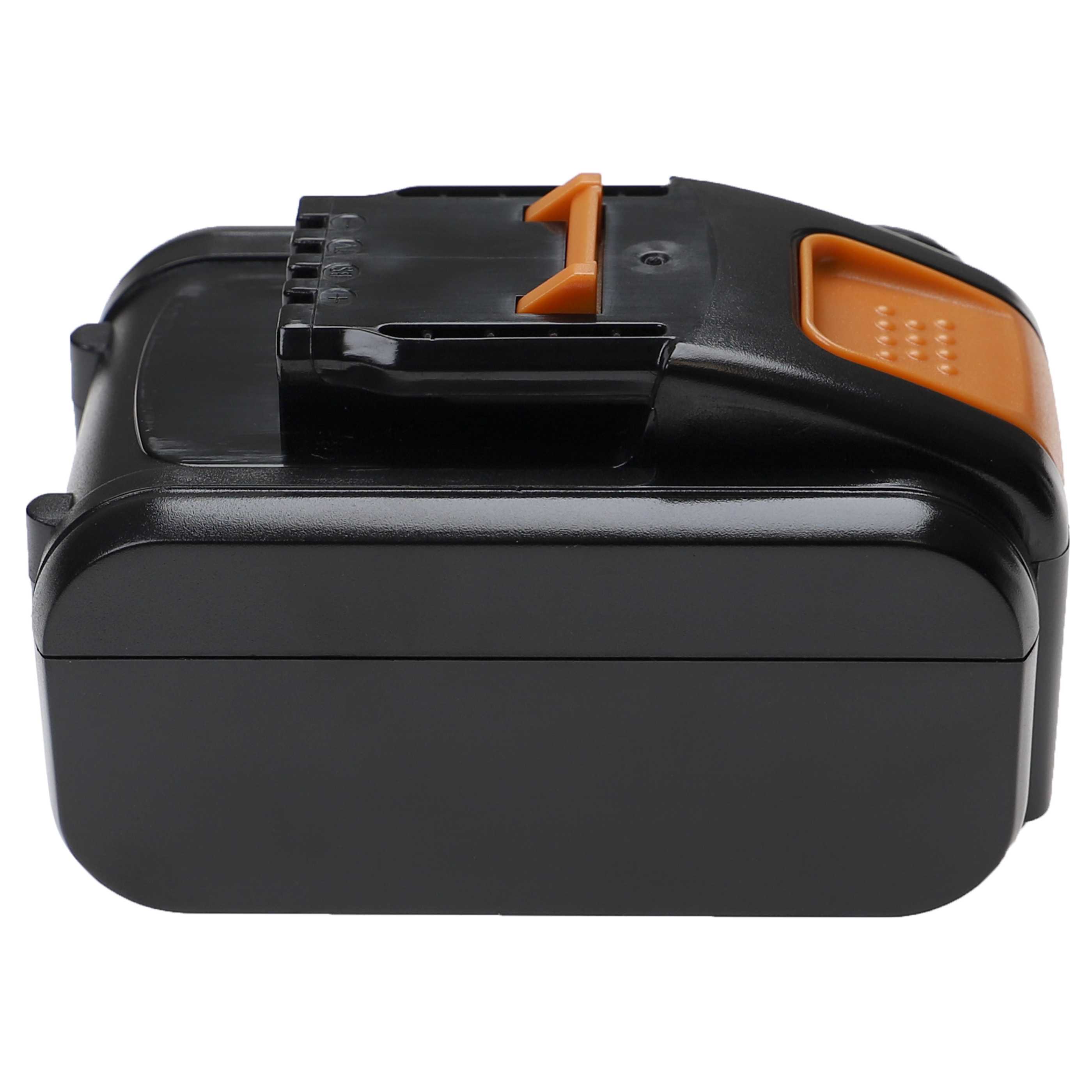 2x Battery replaces Rockwell RW9351.1 - 5 Ah 20 V Li-Ion, black / orange