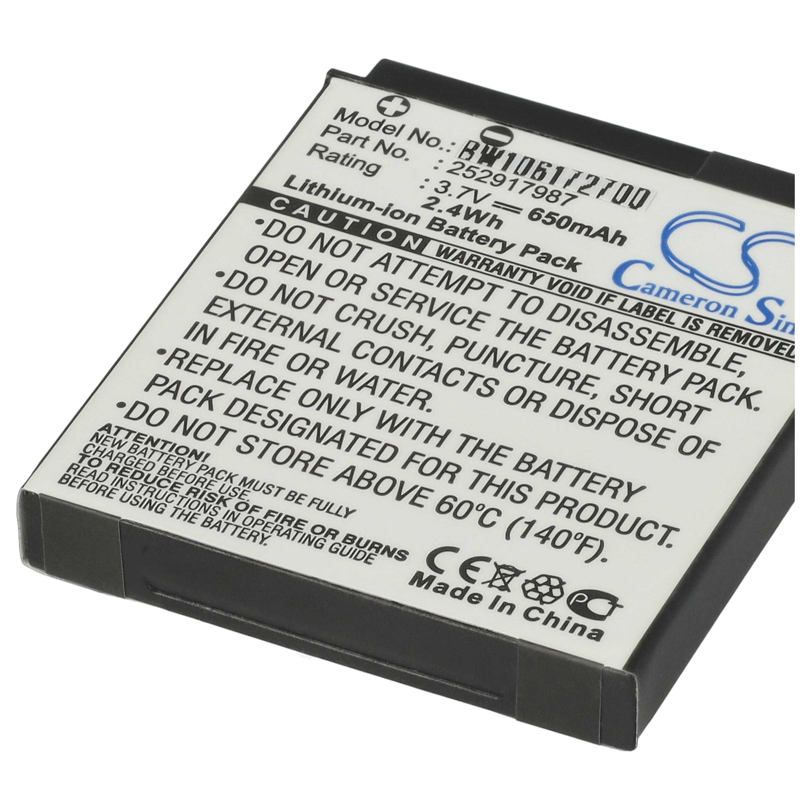 Akumulator do telefonu smartfona zamiennik Sagem 287144358, 252917987, 253030172 - 650 mAh 3,7 V Li-Ion