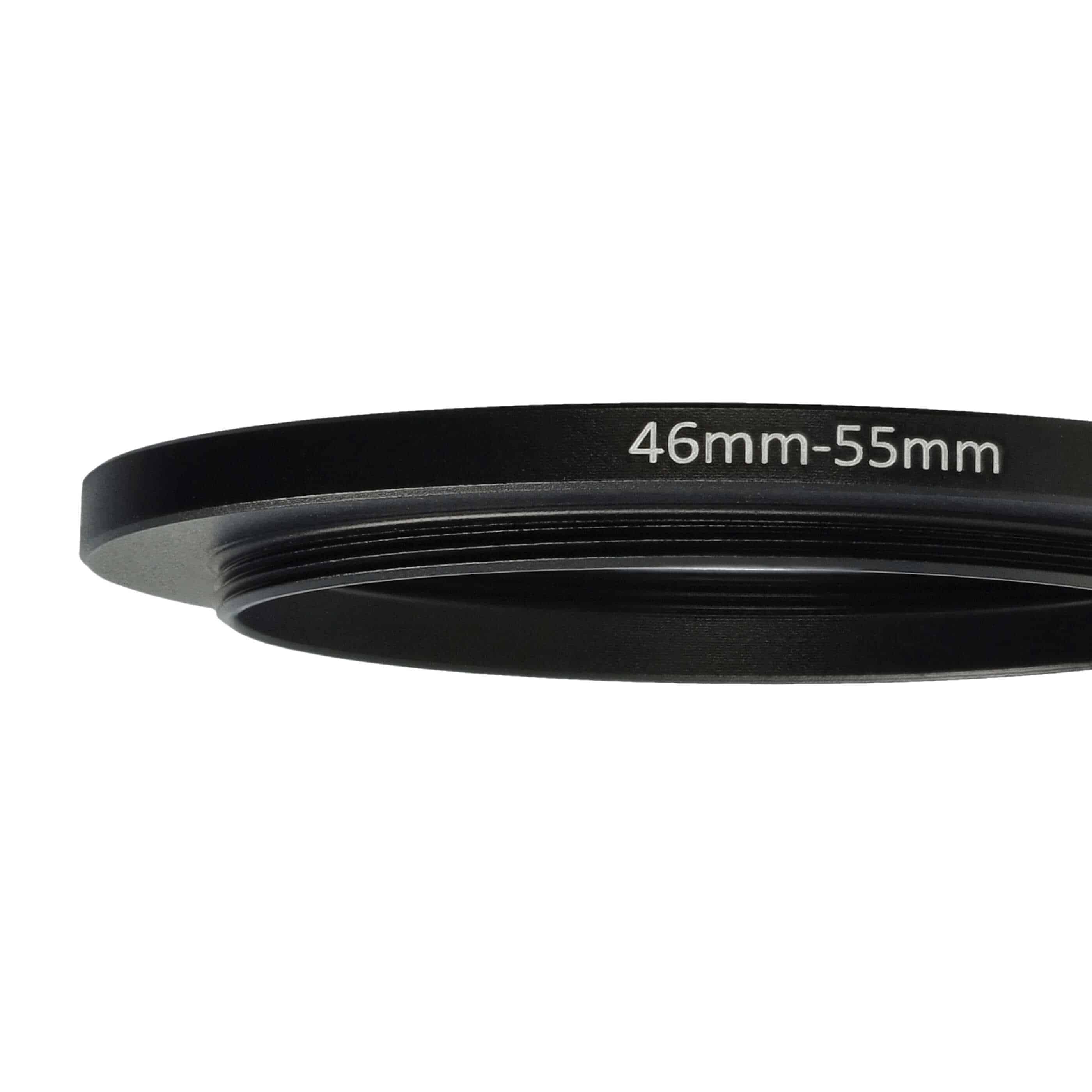 Bague Step-up 46 mm vers 55 mm pour divers objectifs d'appareil photo - Adaptateur filtre